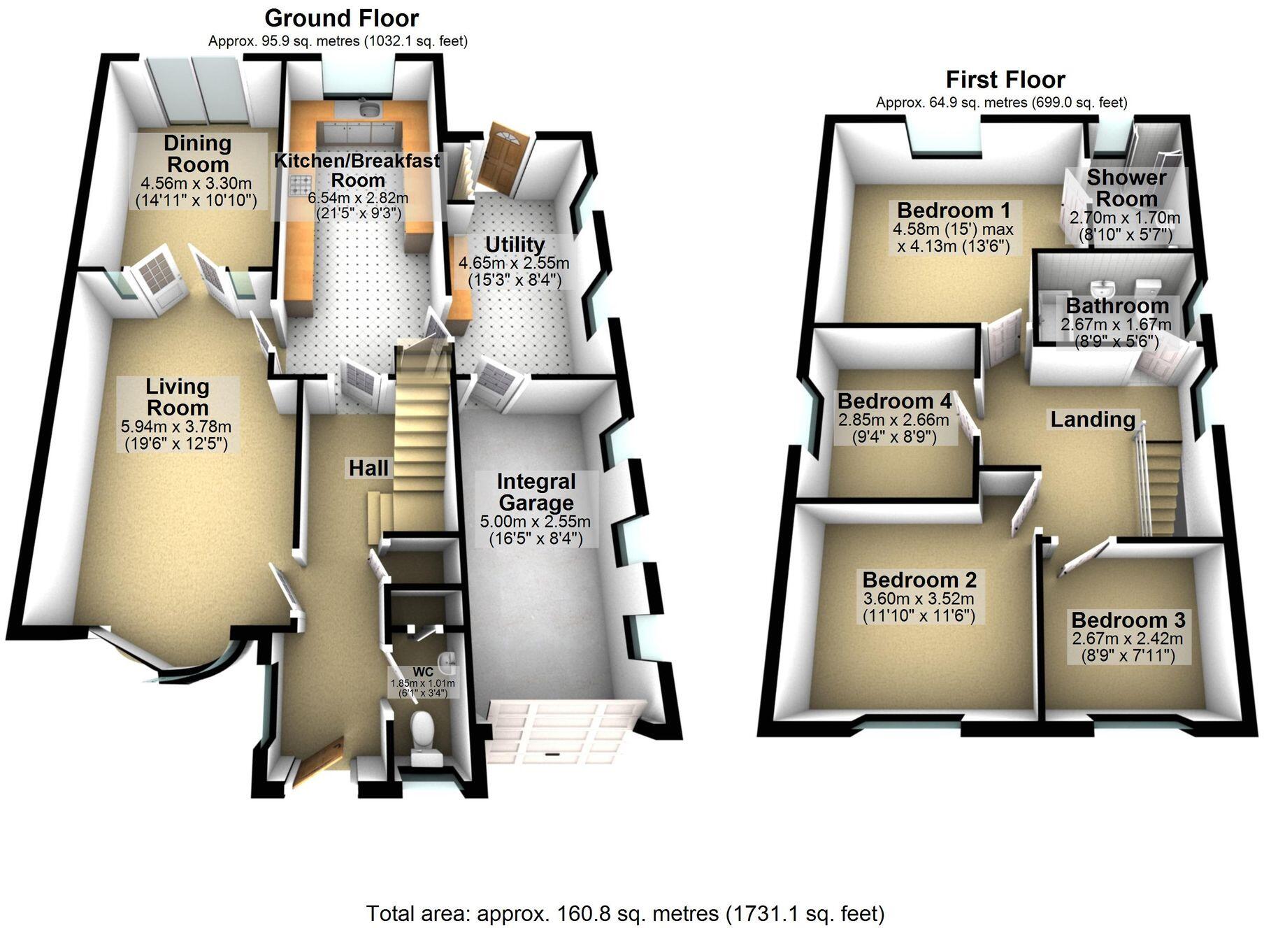 High Road, North Weald, CM16 floorplan