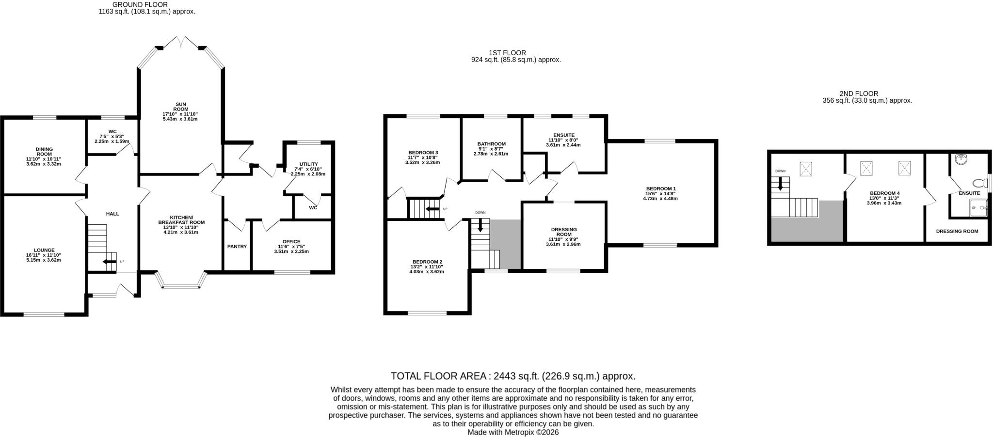 Road, Scotterthorpe, North Lincolnshire, DN21 floorplan
