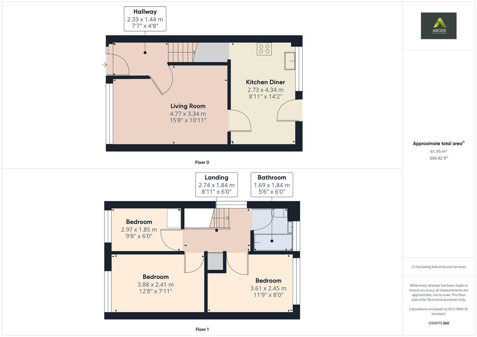 Newfield Road, Winshill floorplan