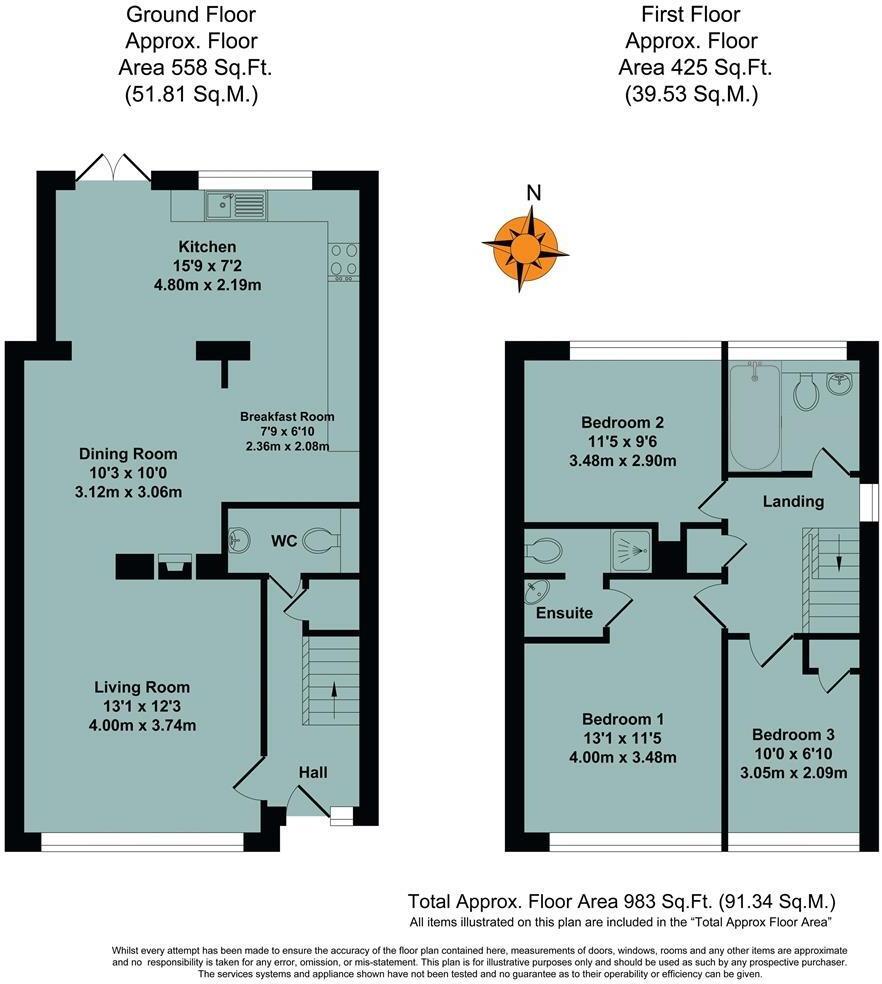 Farm Close, Chalgrove floorplan