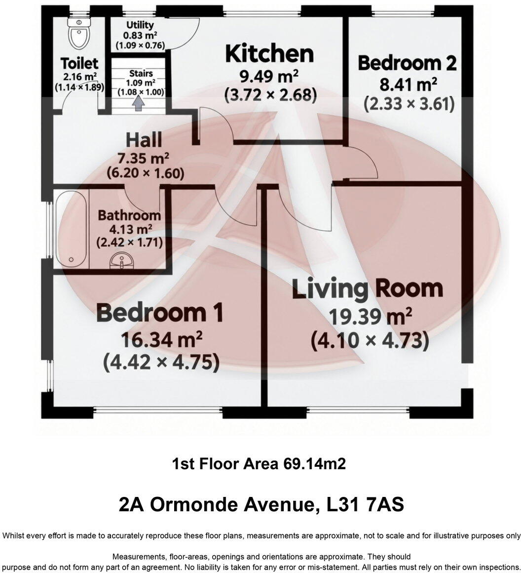 Ormonde Avenue, Maghull floorplan