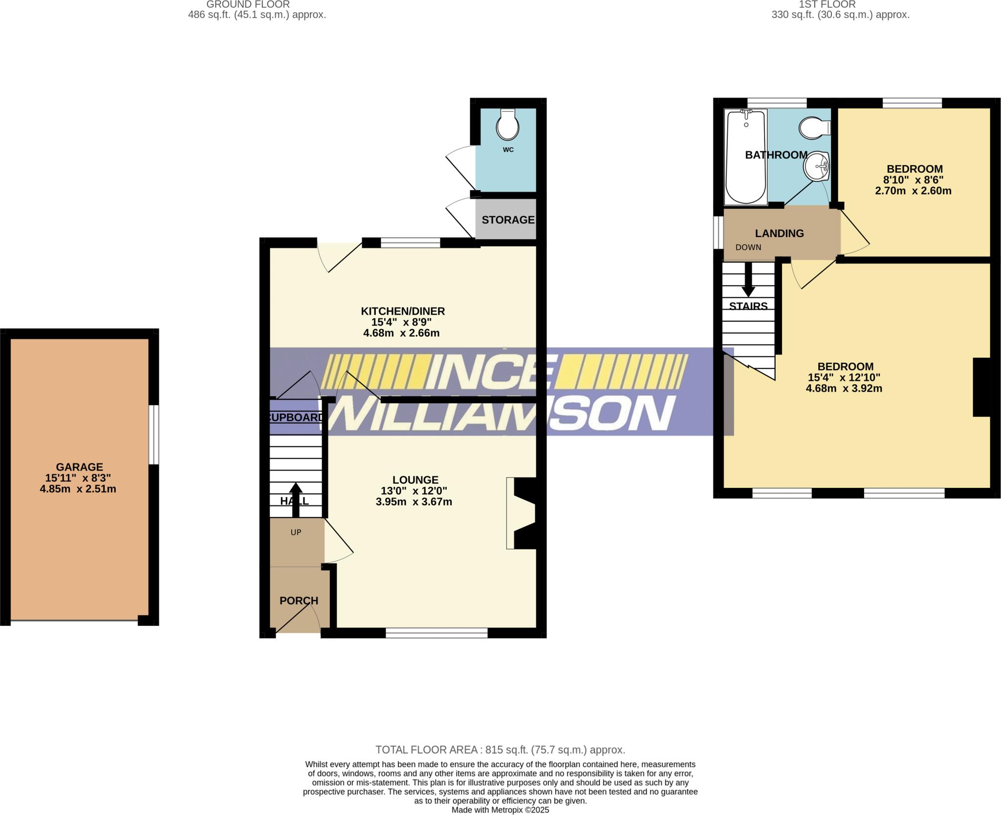 Glencoe, off Preston Road, Clayton-Le-Woods, Chorley floorplan