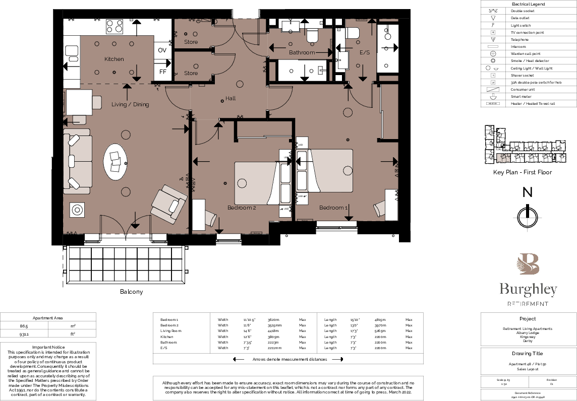 Albany Lodge,
Bramble Drive,
Derby,
DE22 3ZB floorplan