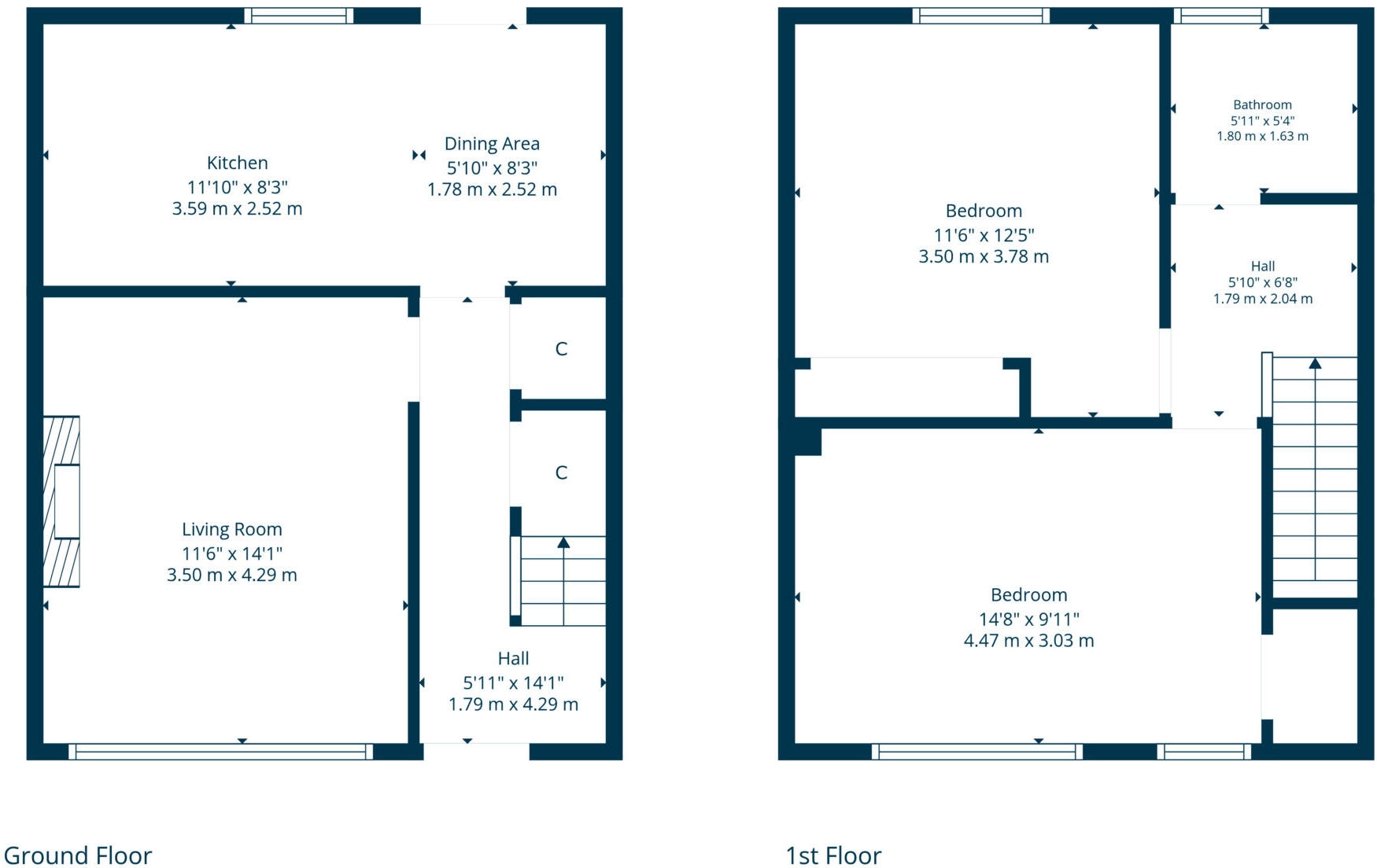 Station Avenue, Howwood floorplan