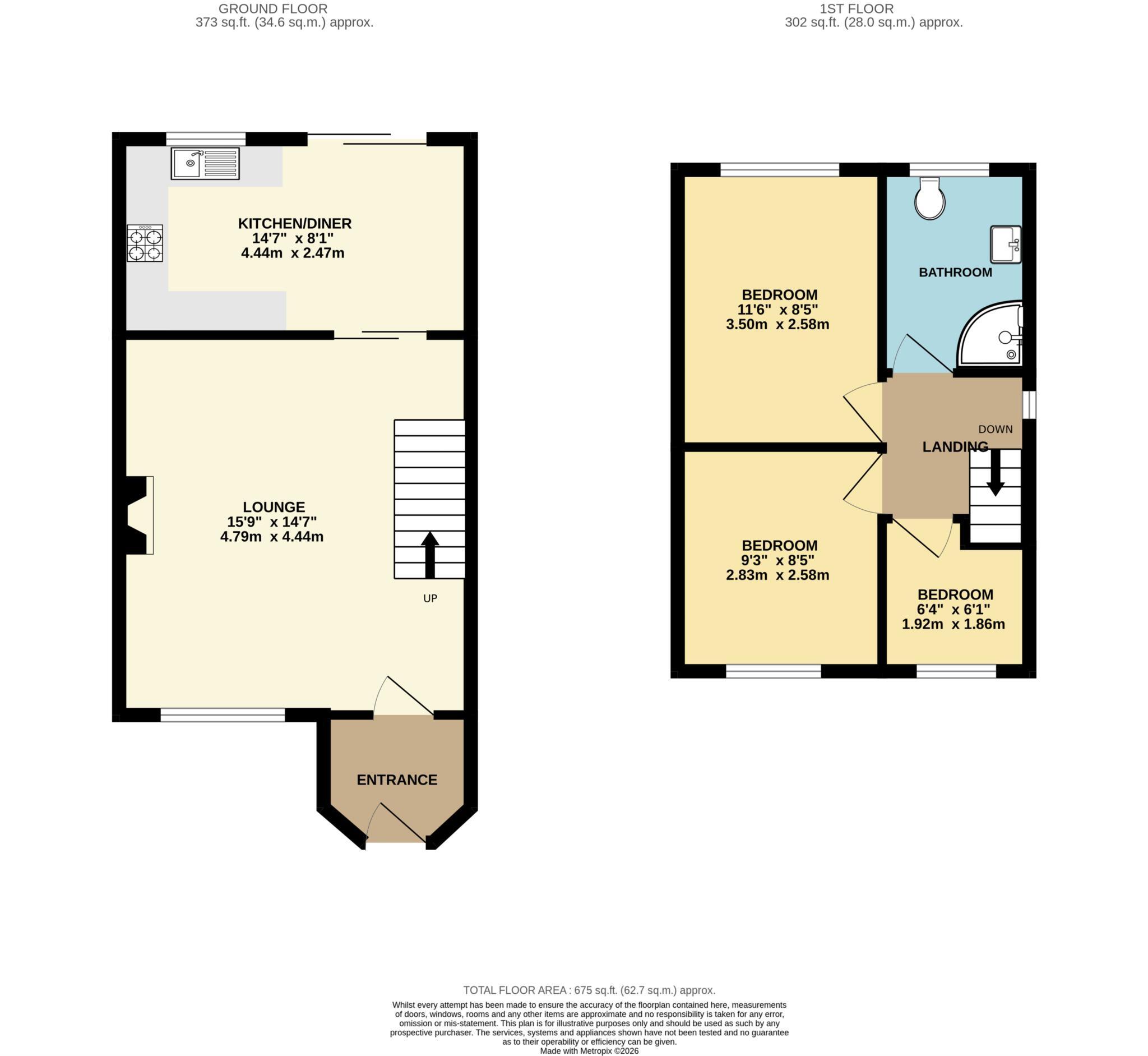 Field Lane, Fazakerley floorplan