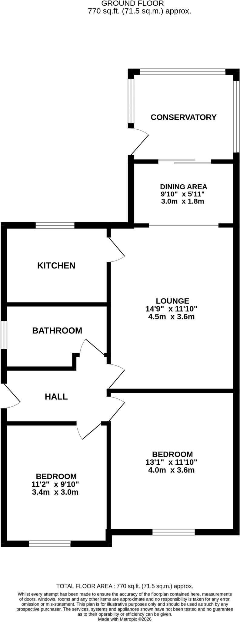 Holme Court Avenue , Biggleswade floorplan