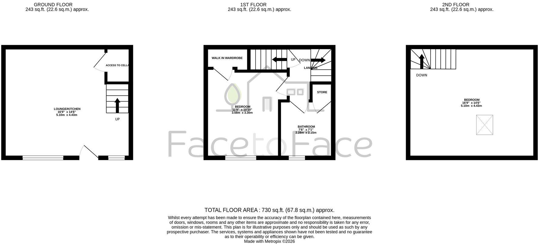 Trinity Street, Hebden Bridge, HX7 floorplan