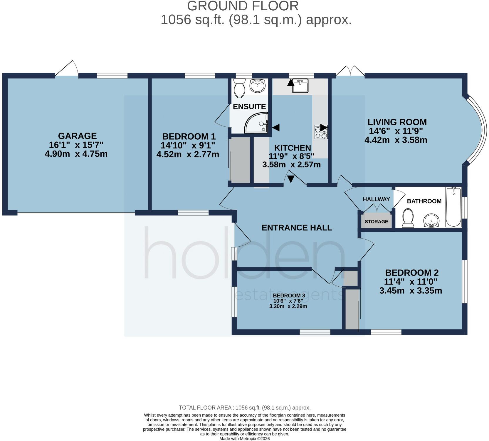 Stock Chase, Heybridge, CM9 4AA floorplan