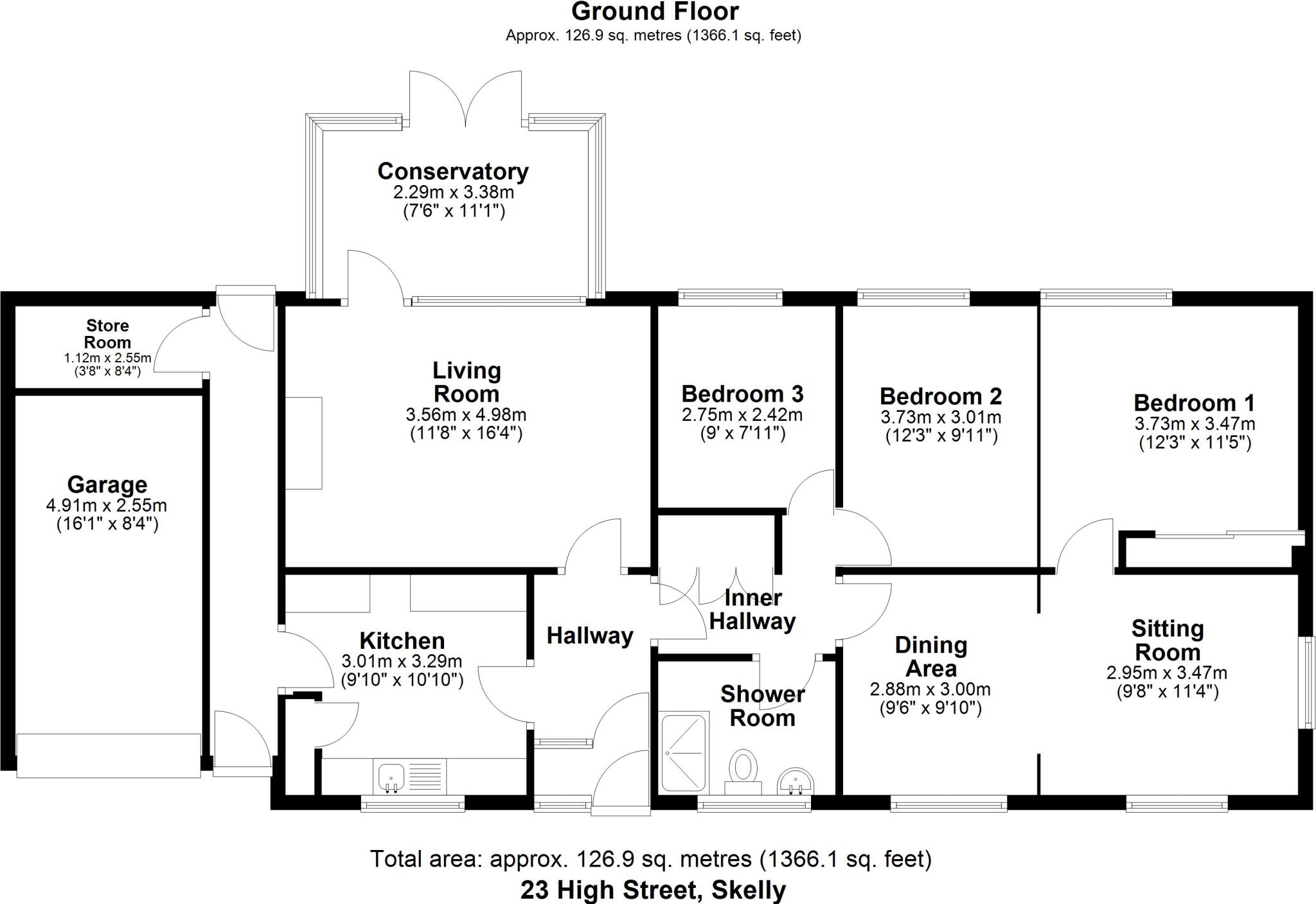 High Street, Skellingthorpe floorplan