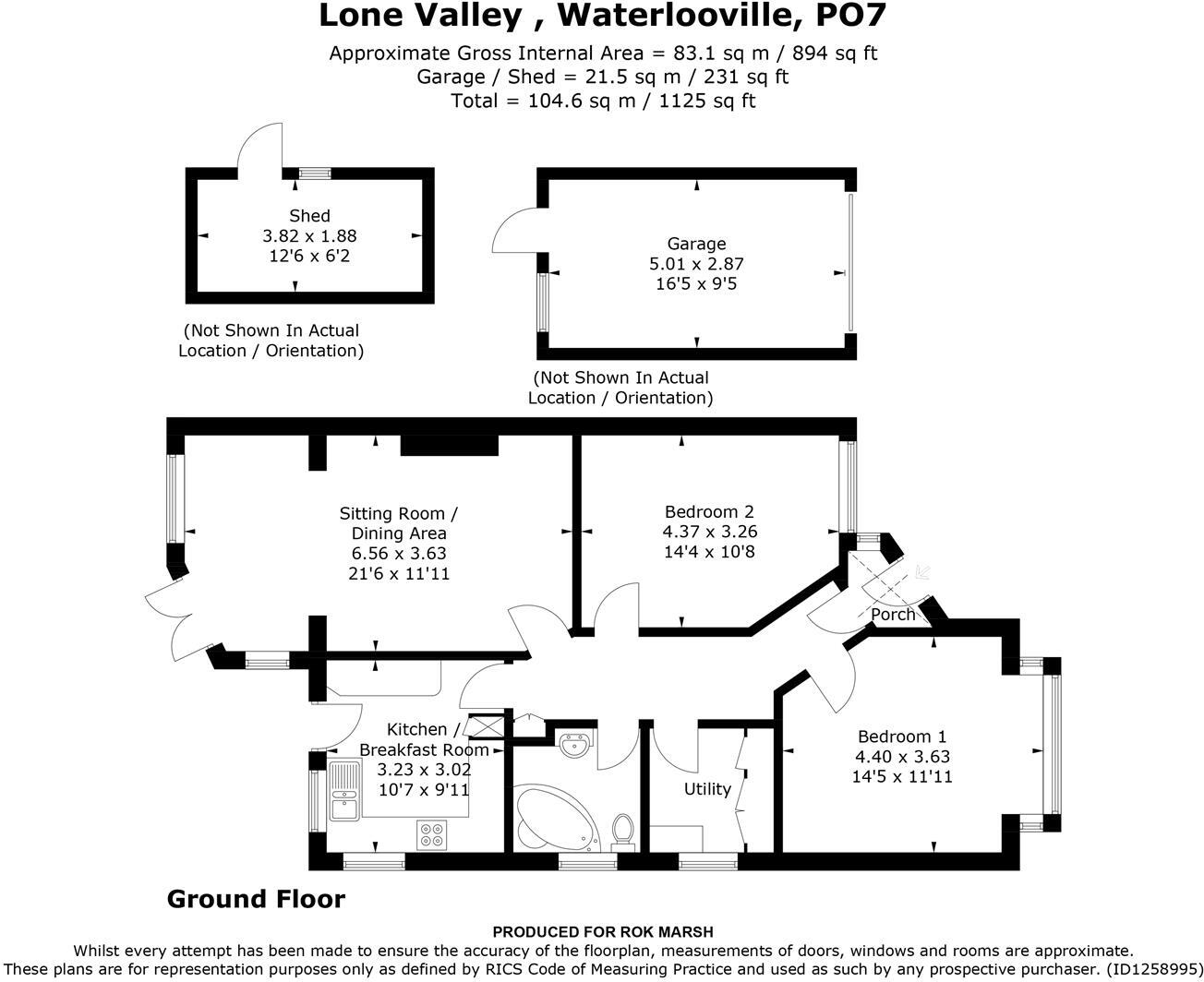 Lone Valley, Widley, Waterlooville floorplan
