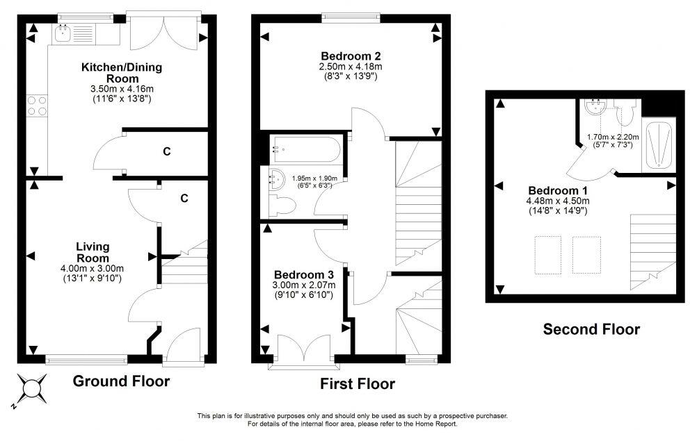 45 Stanwell Street, Bonnington, Edinburgh, EH6 5NG floorplan