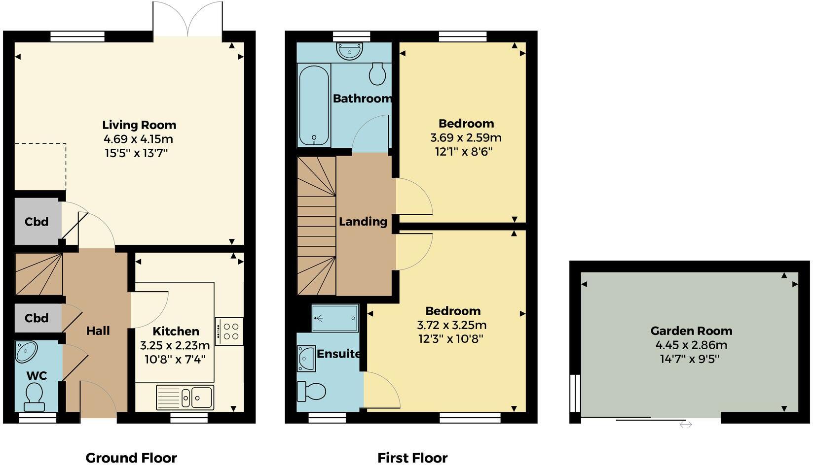 Perrins Way, Bevere, WR3 floorplan