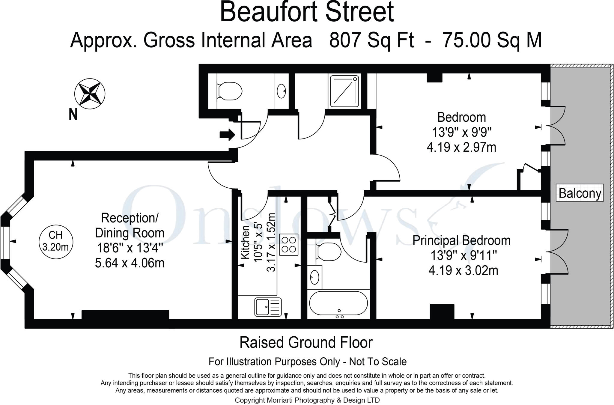 Beaufort Street, London floorplan
