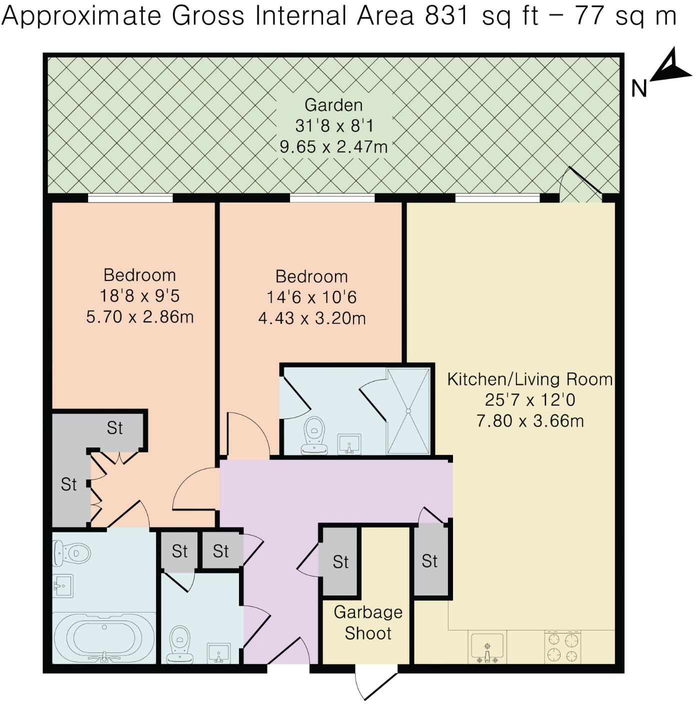 Lockgate Road, London, SW6 floorplan