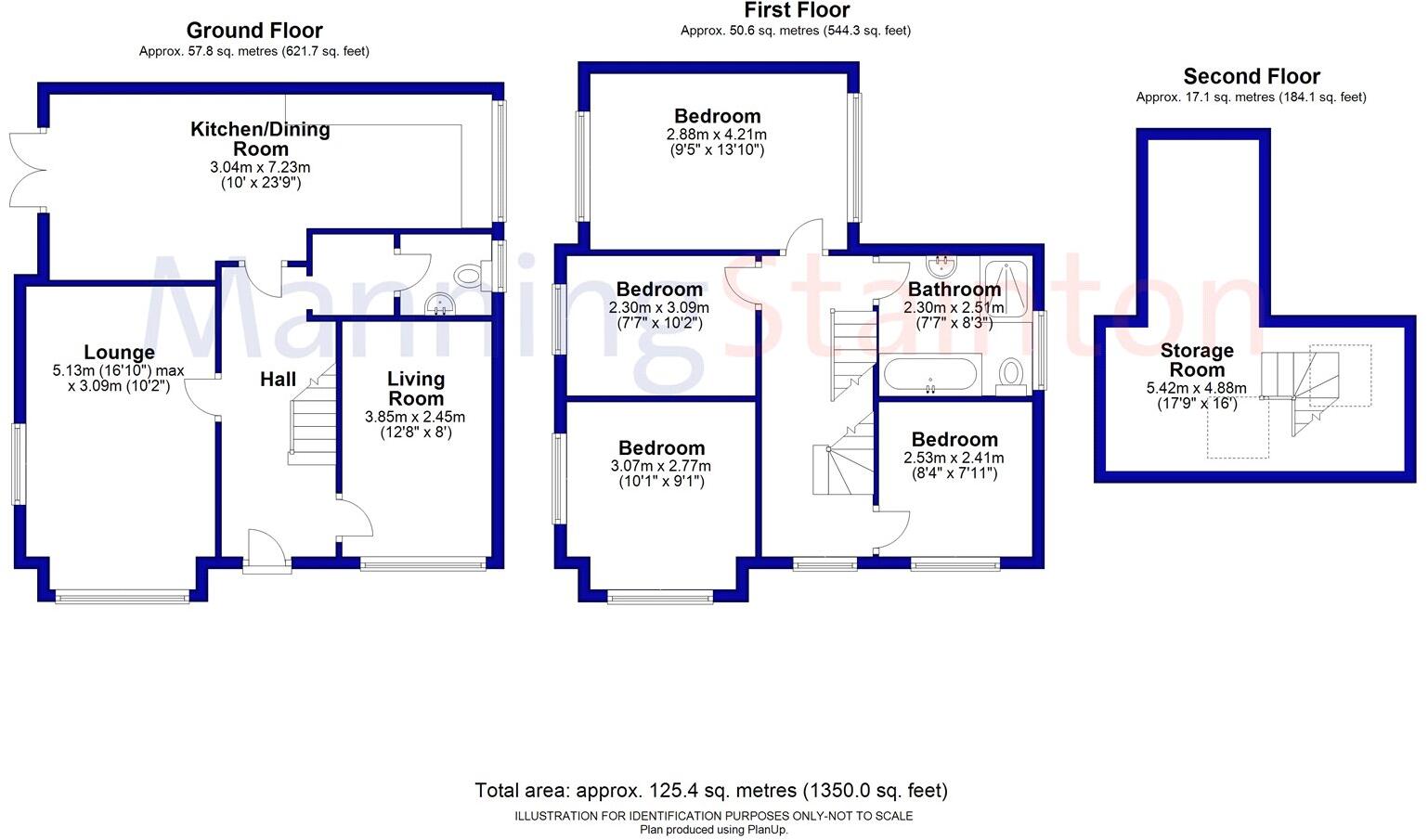 Stonegate House, West Lea Close, Leeds, West Yorkshire floorplan