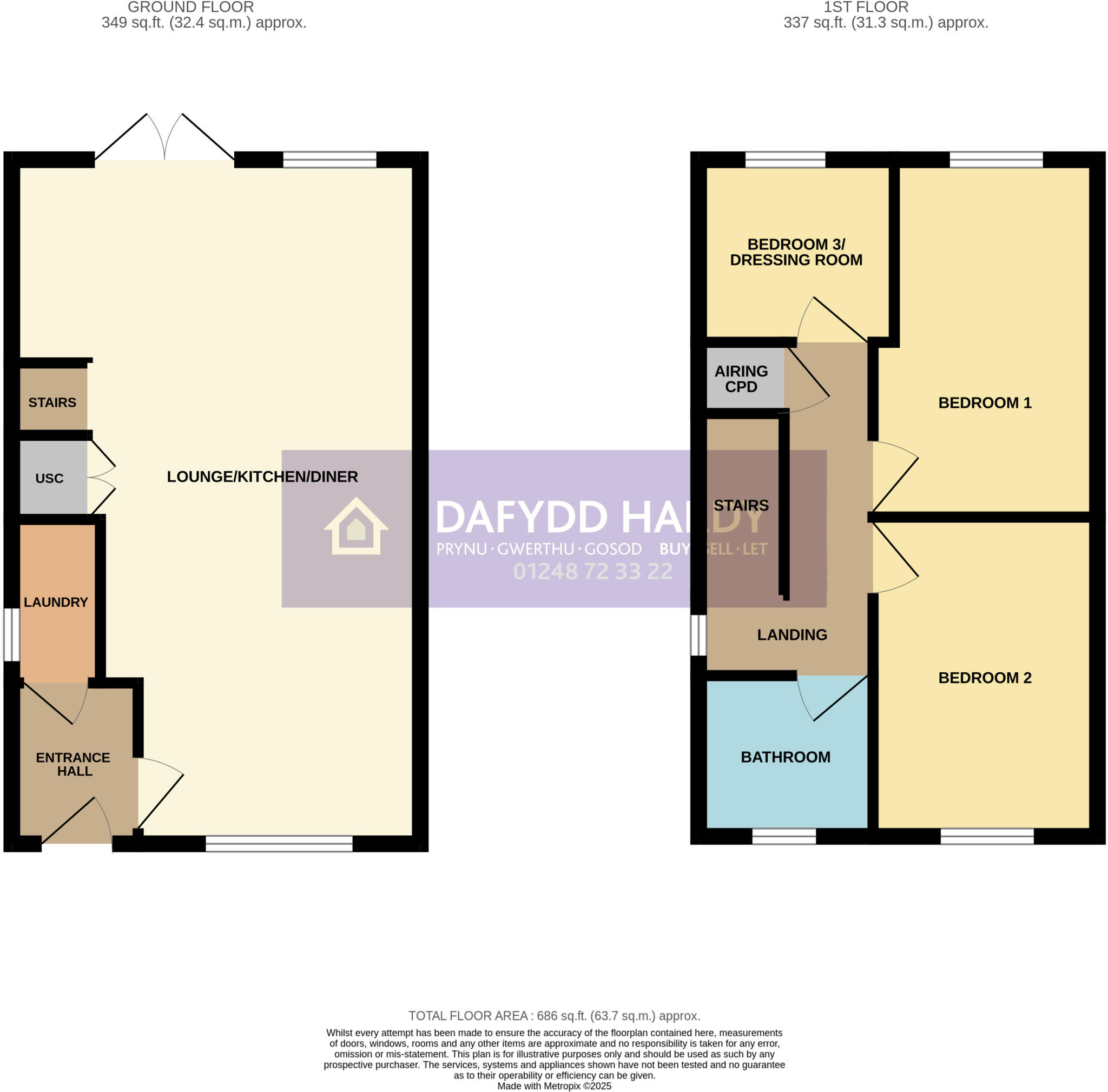 Dulas Close, Llanddulas, Abergele, Conwy, LL22 floorplan