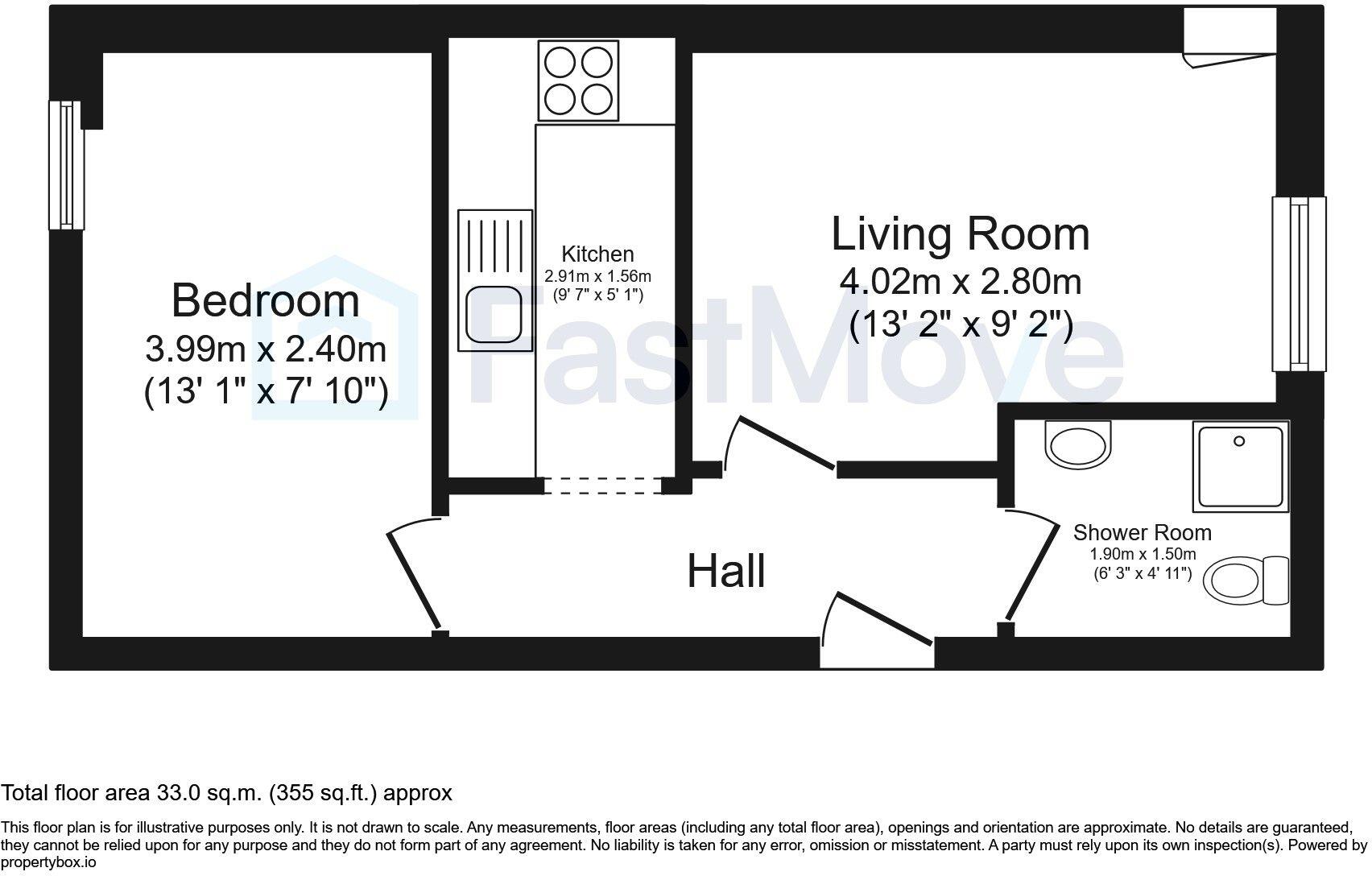 Flat ,  High Street, Inverurie floorplan