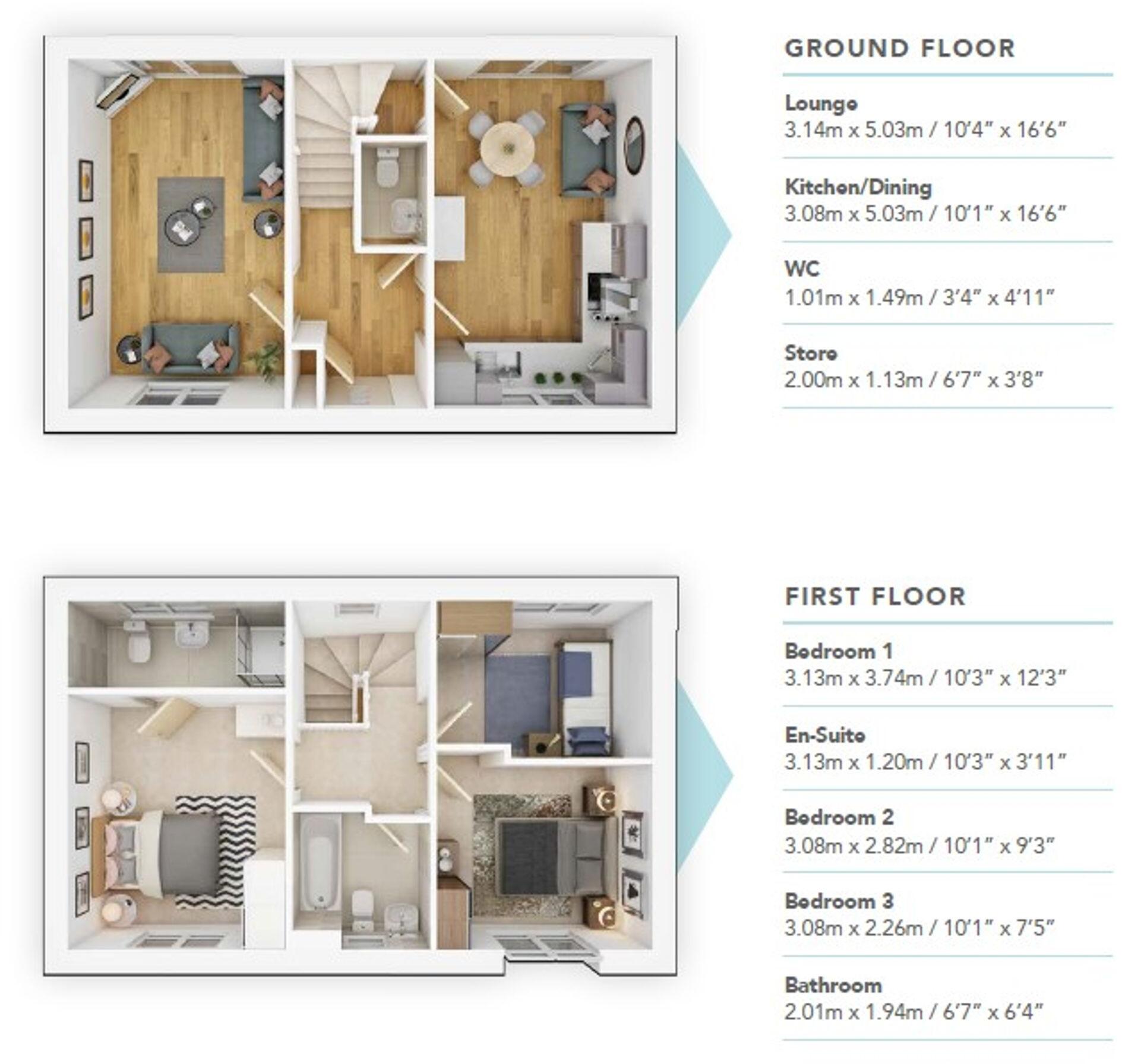 Roedeer Gardens, Parkinson Street, BL9 floorplan