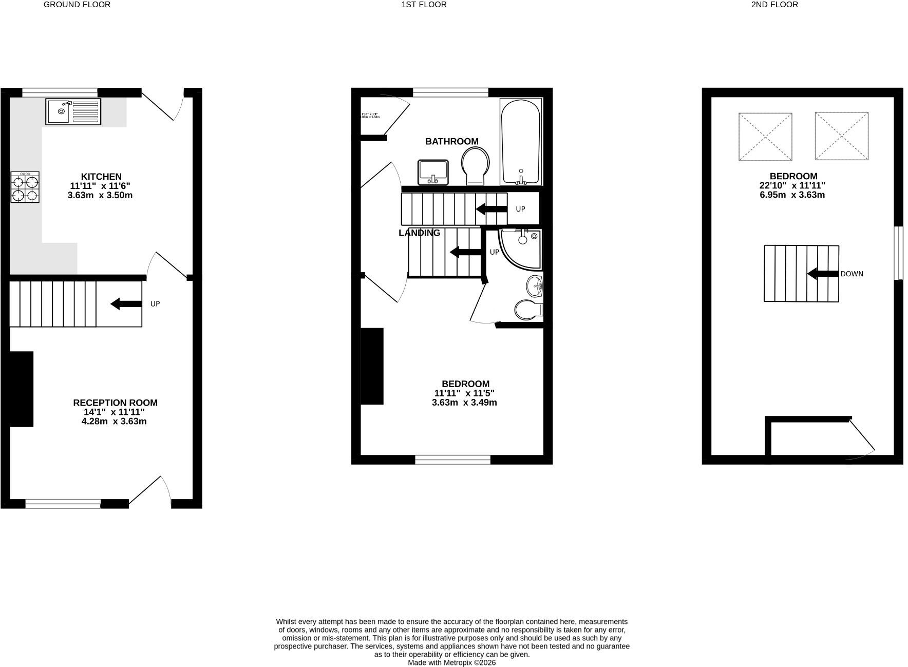 Lower Wilton Road, Malvern, Worcestershire, WR14 3RJ floorplan