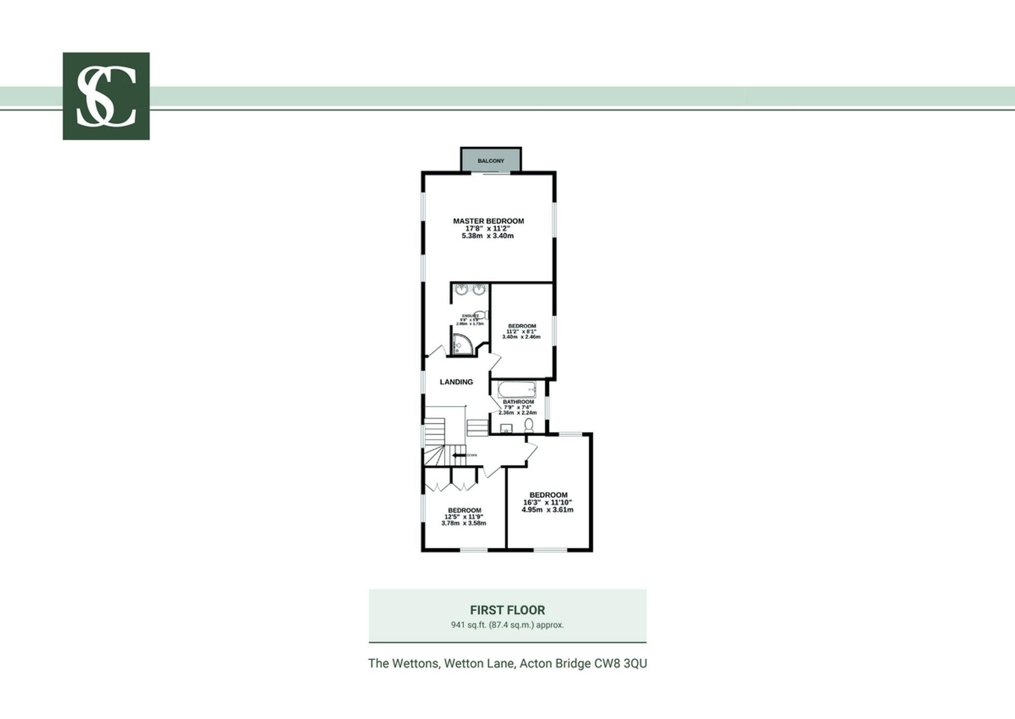 The Wettons, Wetton Lane, Acton Bridge, CW8 3QU floorplan
