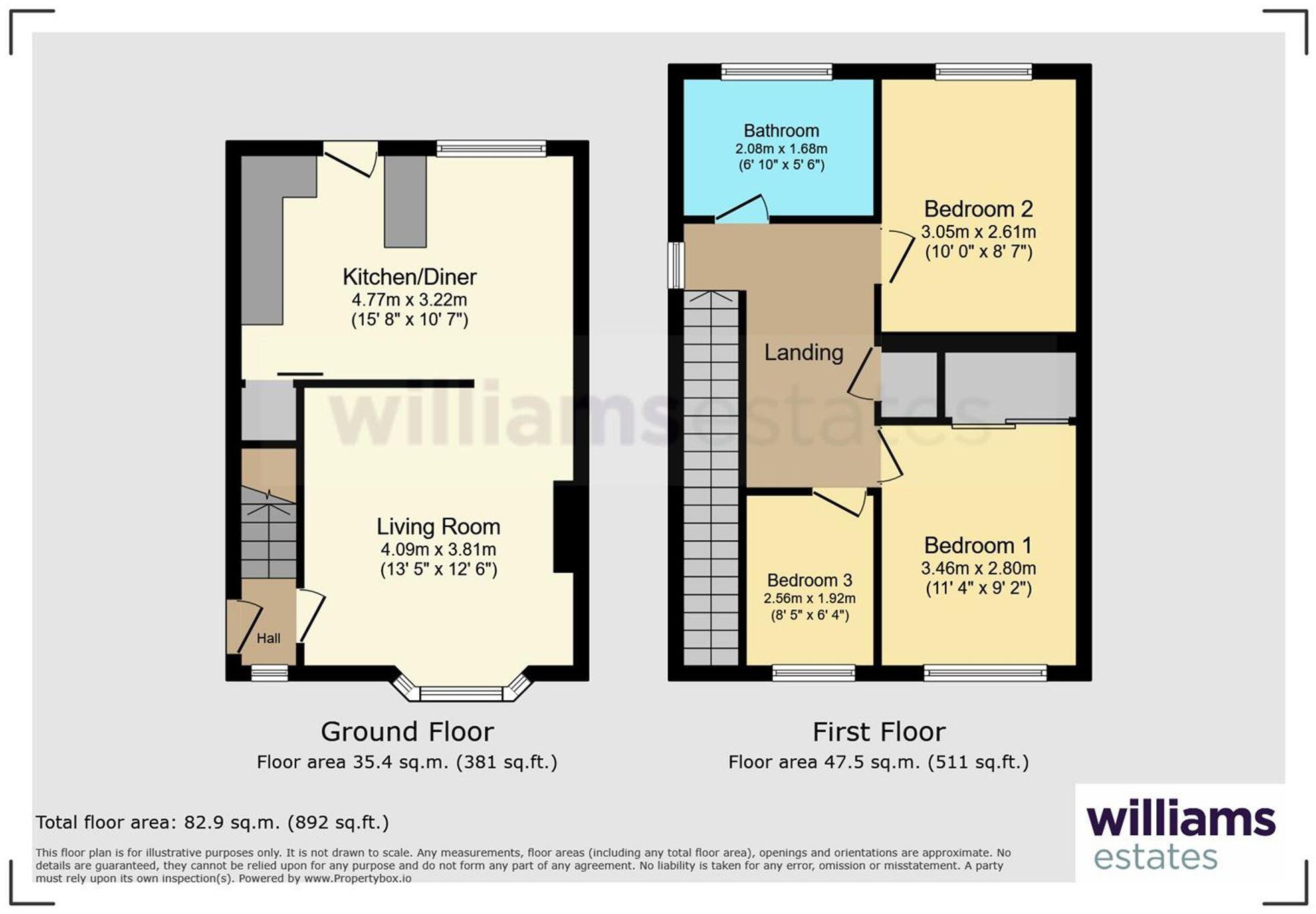Bro Afallon, Denbigh, LL16 floorplan