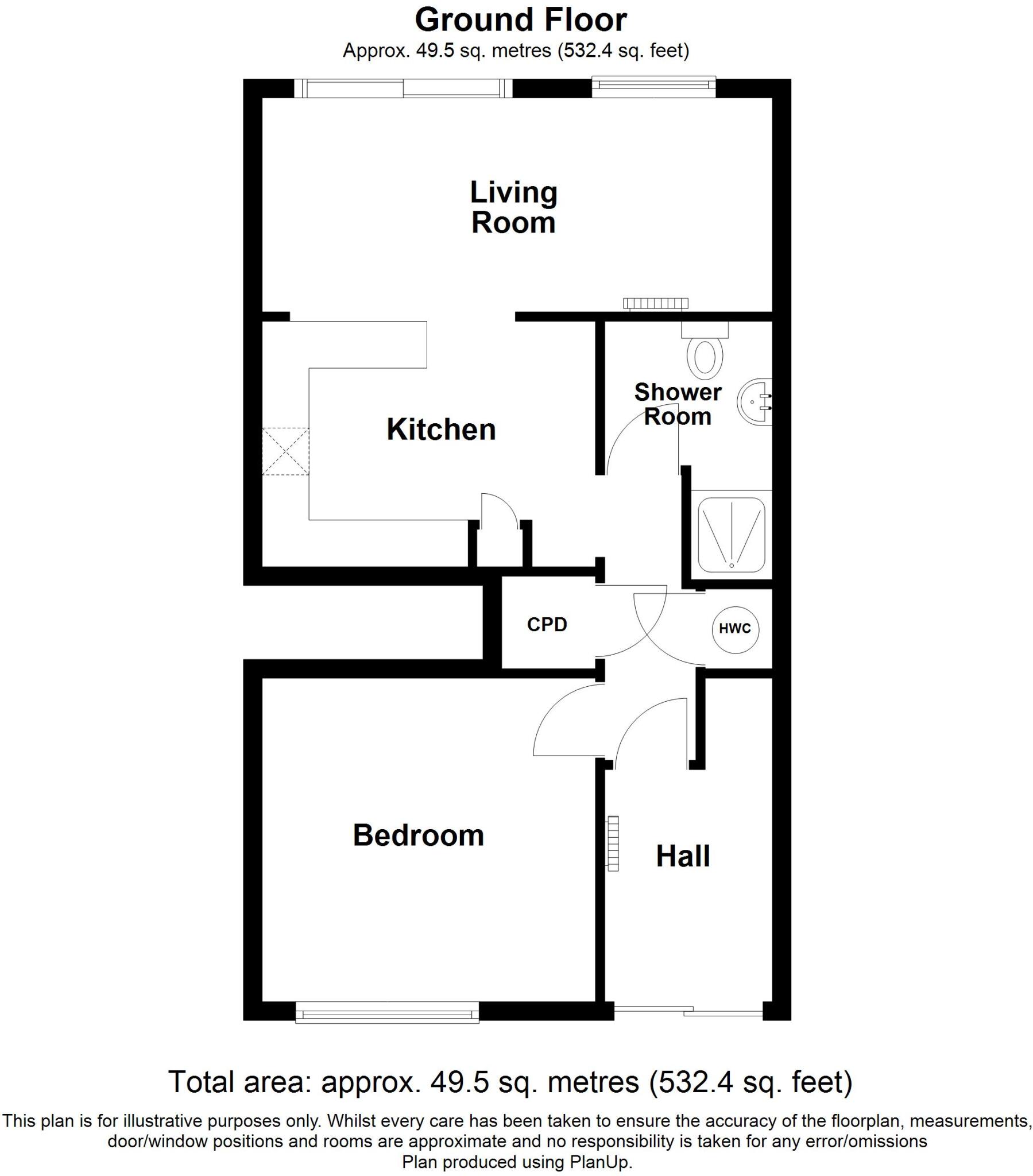 Edgeworth, Yate floorplan