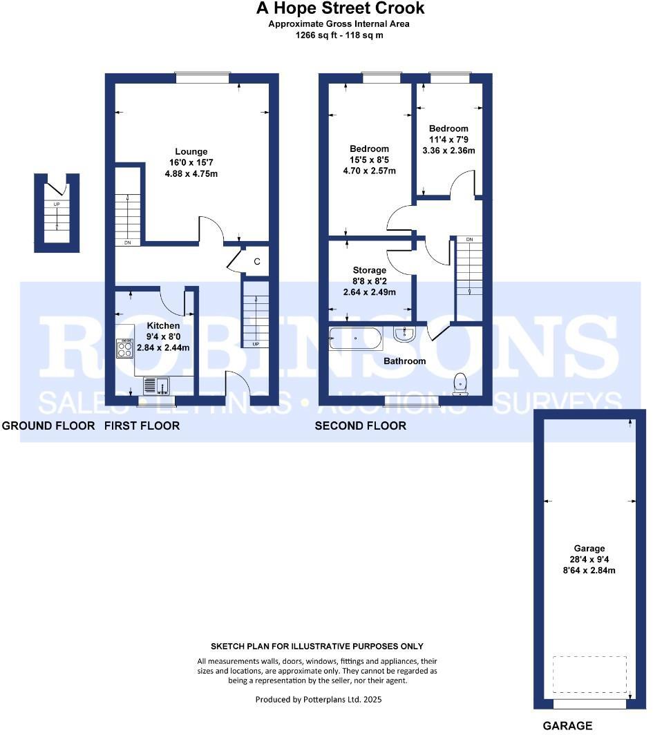 Hope Street, Crook floorplan