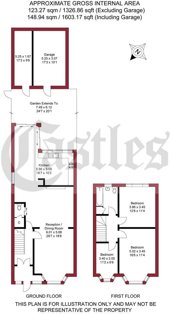 Carlton Terrace, Great Cambridge Road, Edmonton, N18 floorplan