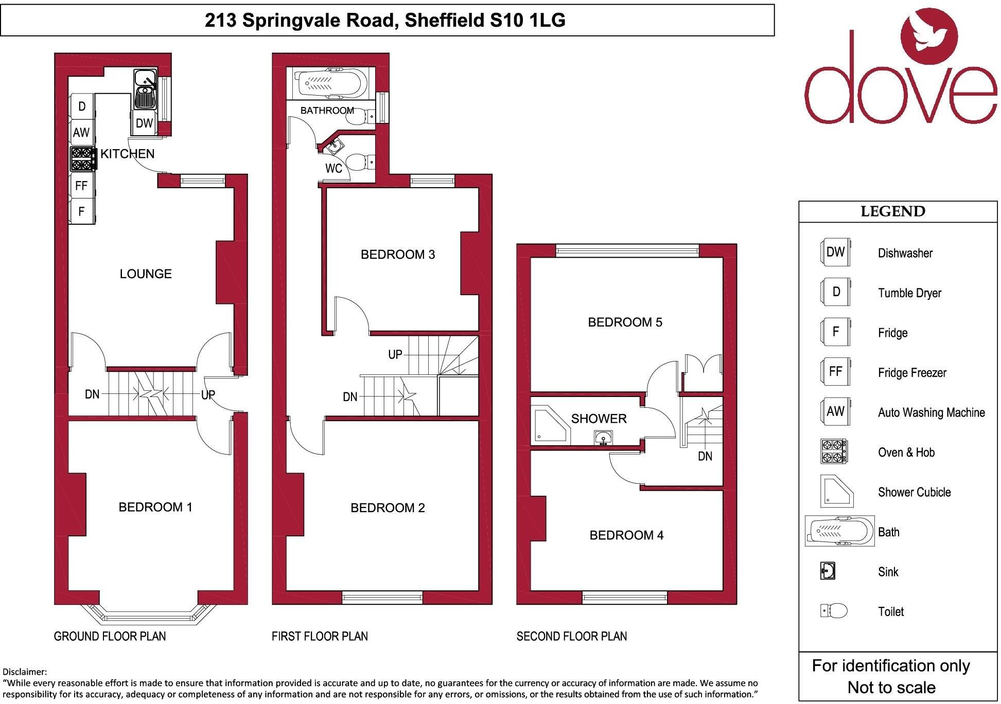 213 Springvale Road, Crookesmoor floorplan