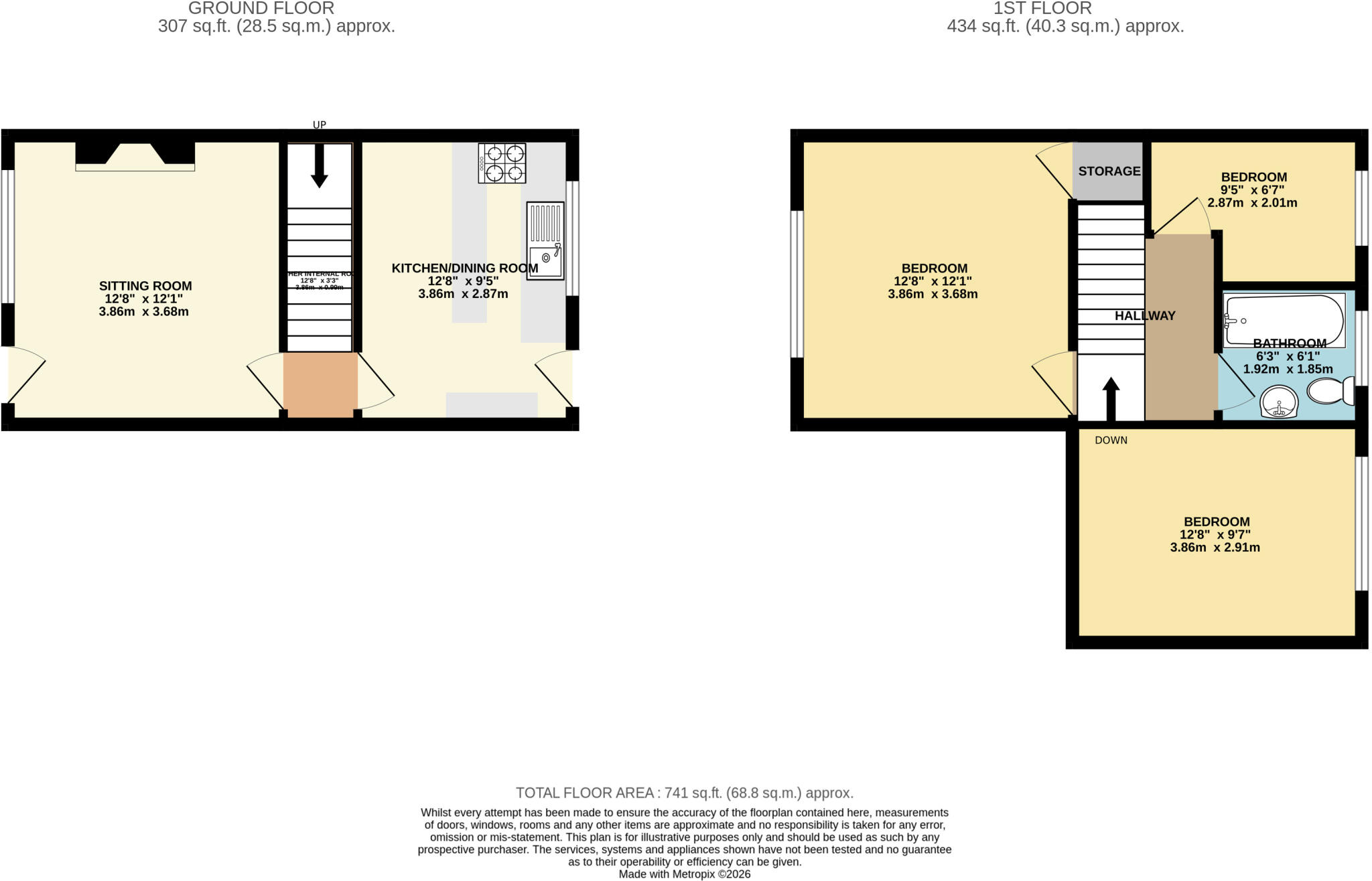 Edward Street, Barnsley, S73 floorplan