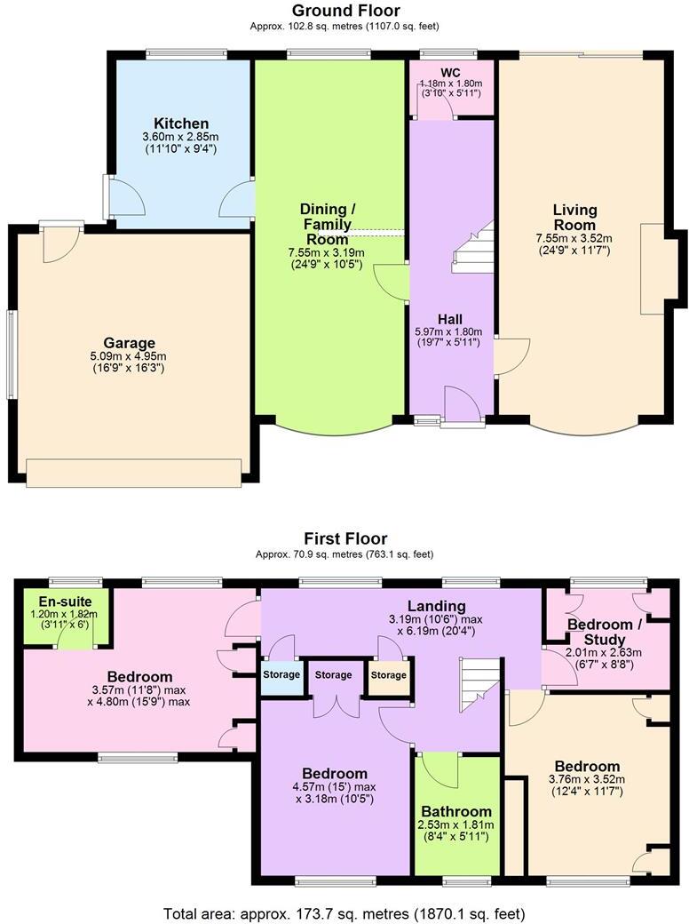 Back Lane, Whittington, Lichfield floorplan