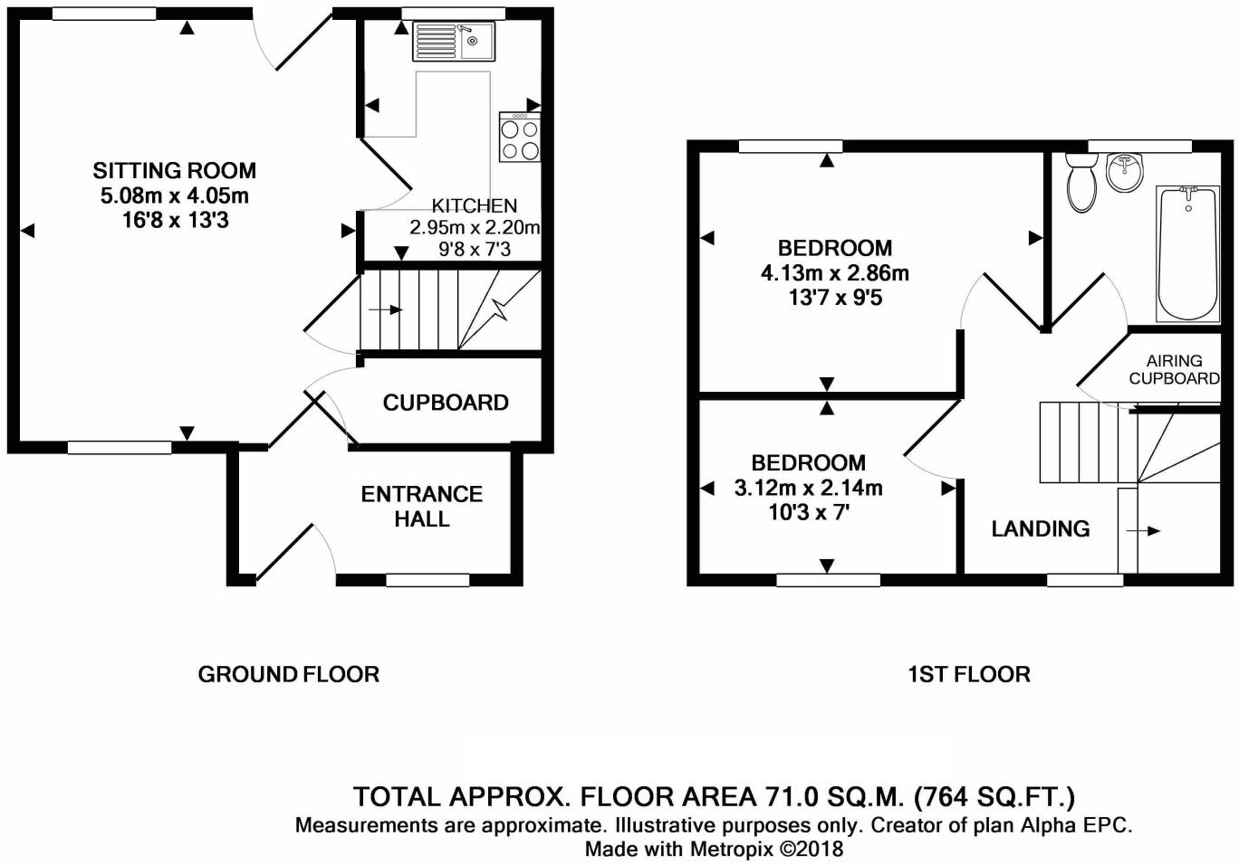Hiskins, Wantage floorplan