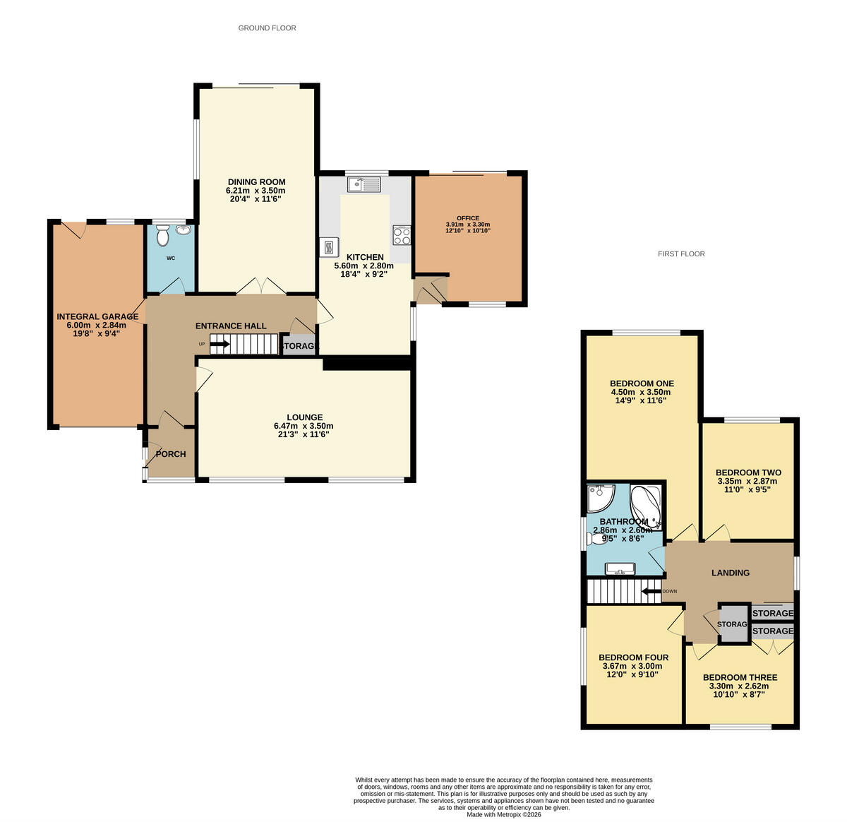 Frenchwood Avenue, Lytham St. Annes, FY8 floorplan