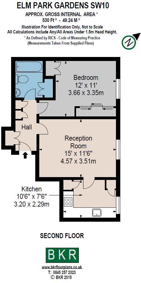 Elm Park Gardens, London floorplan