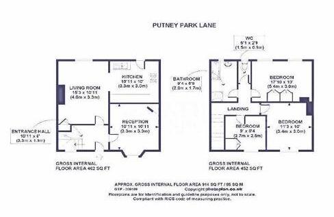 Putney Park Lane, London floorplan