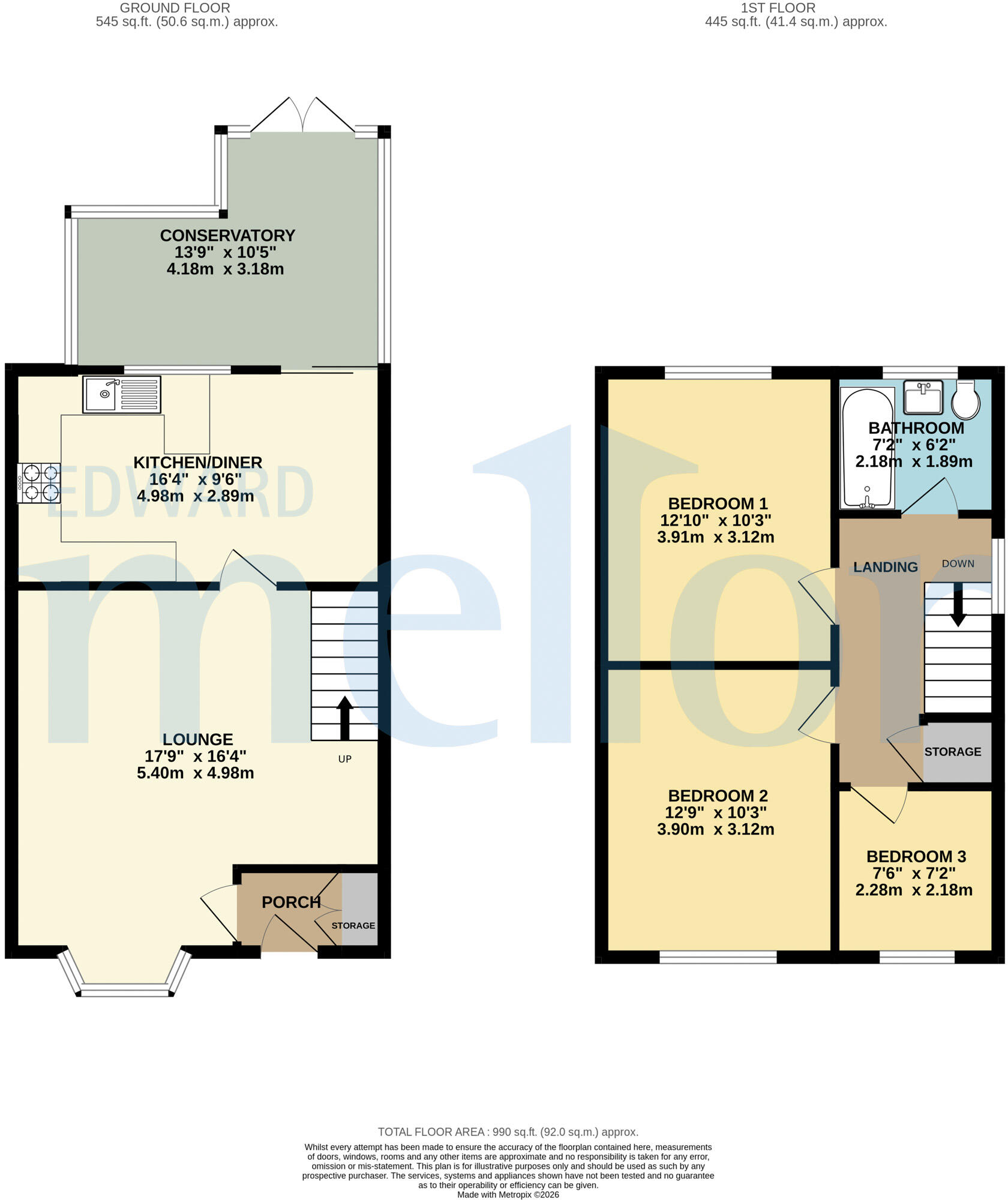 Weybourne Drive, Bredbury floorplan
