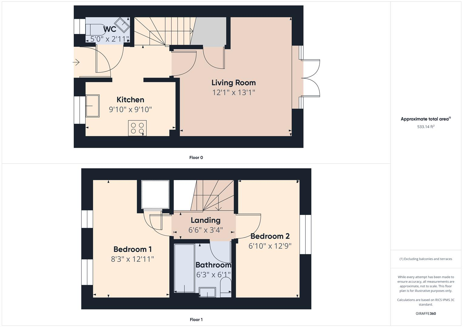 Peregrine Way, Louth floorplan