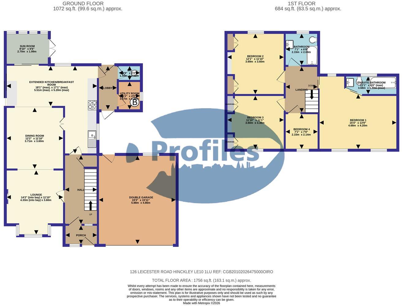 Leicester Road, Hinckley floorplan