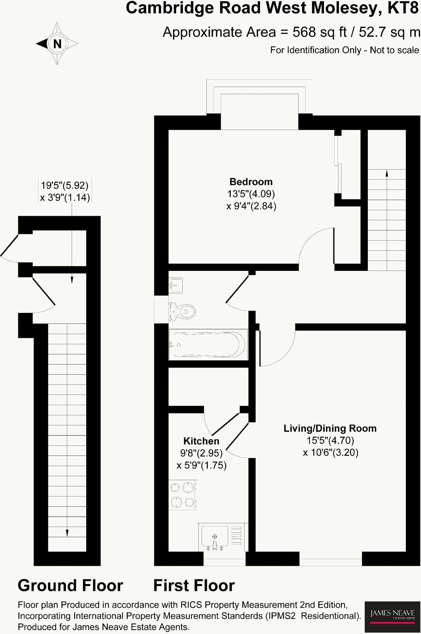 Cambridge Road, West Molesey floorplan