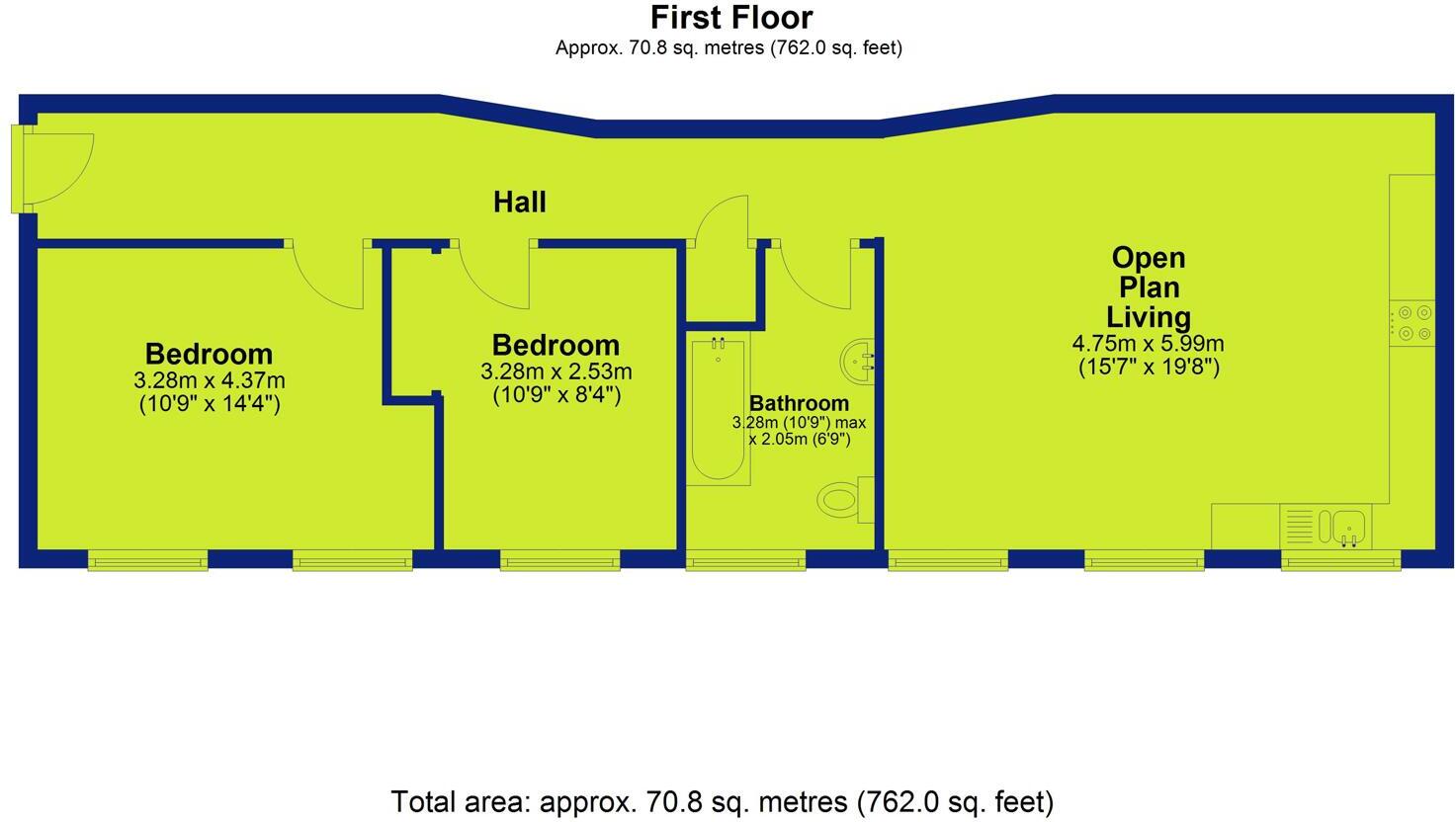 Raleigh Street, Nottingham, NG7 floorplan