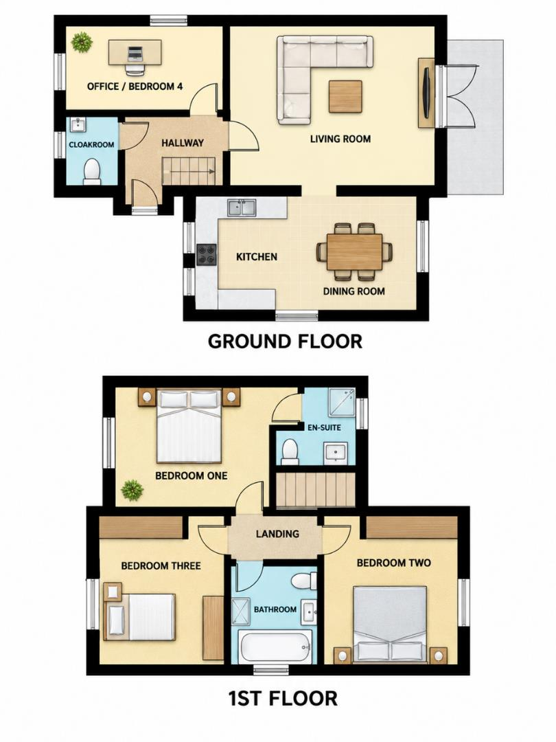 West Park Road, Downend, Bristol, BS16 5SQ floorplan