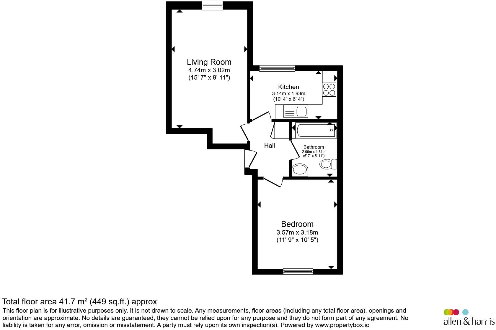 Oakfield Road, Clifton, Bristol floorplan