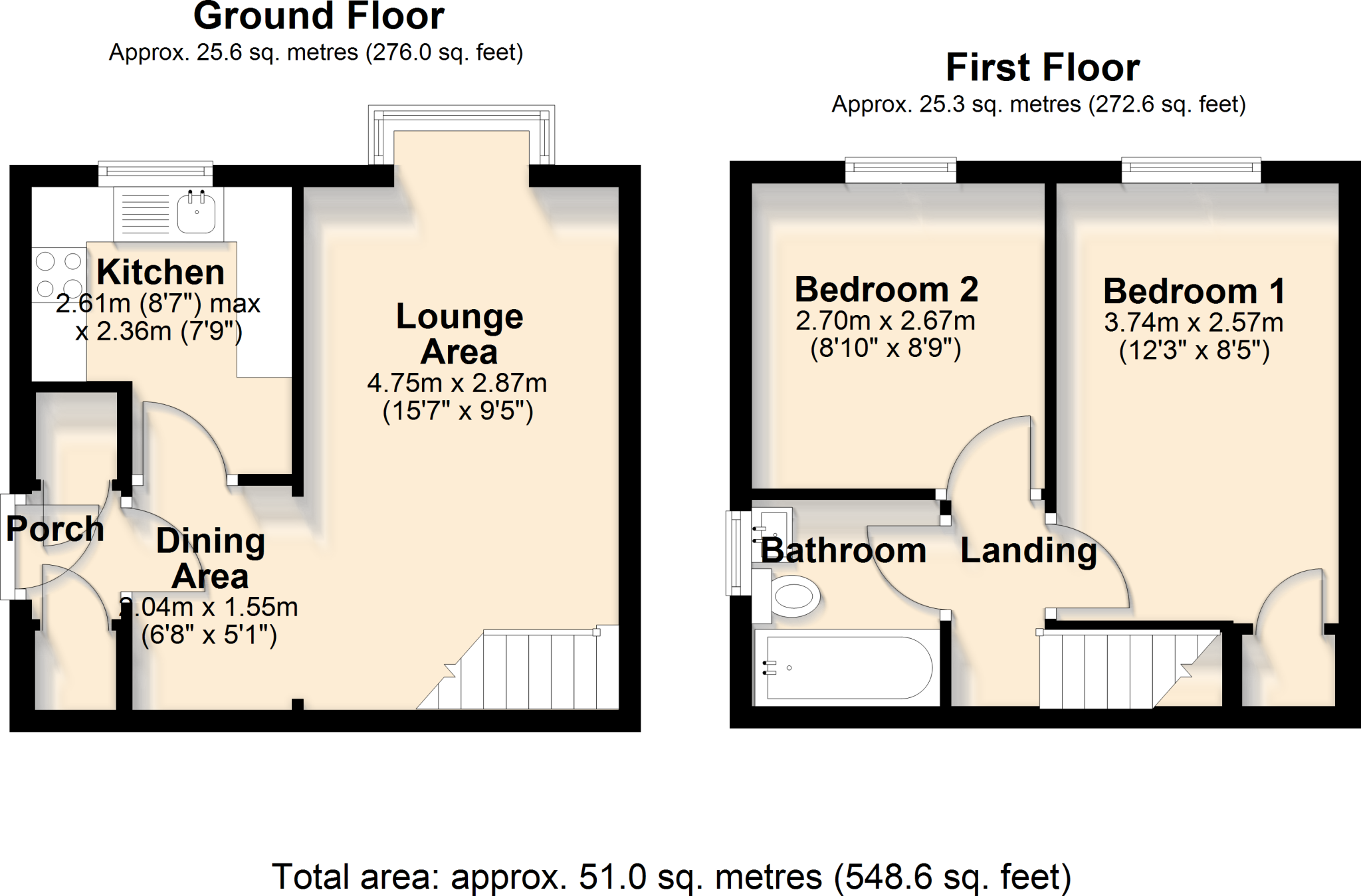 Yeolland Lane, Ivybridge floorplan