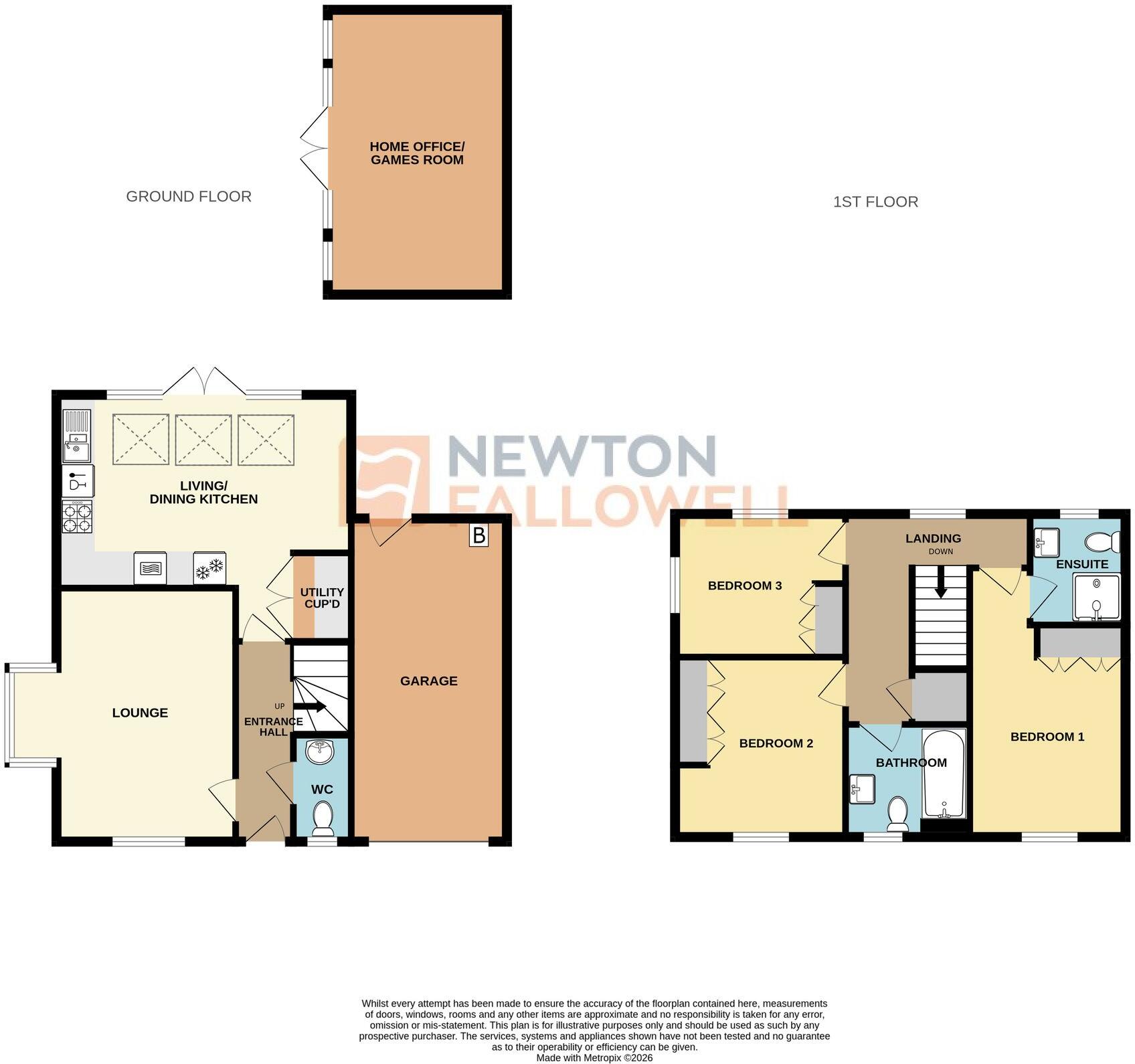 Crocus Close, Newark, NG24 floorplan