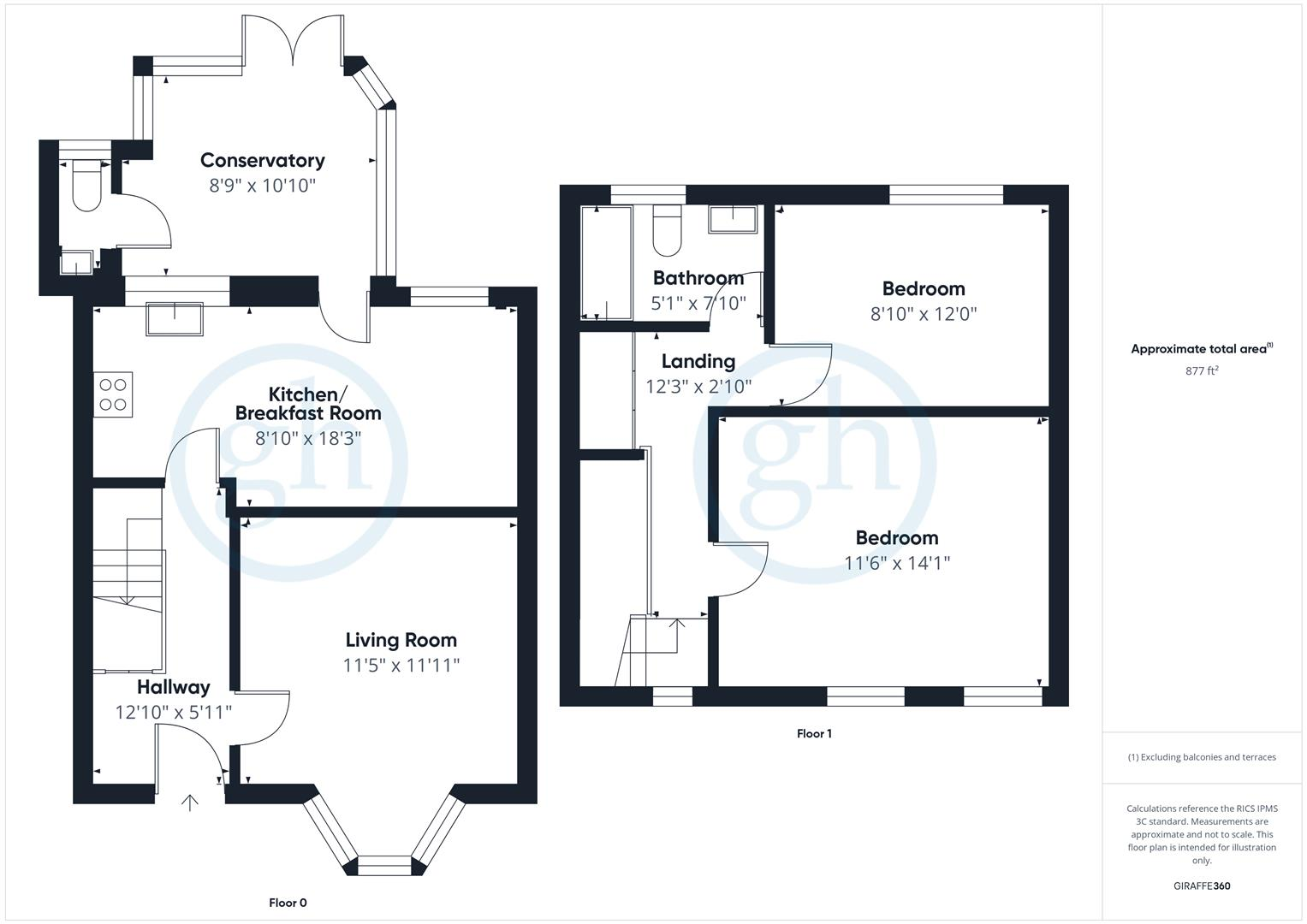 Ashwood Avenue, Uxbridge floorplan