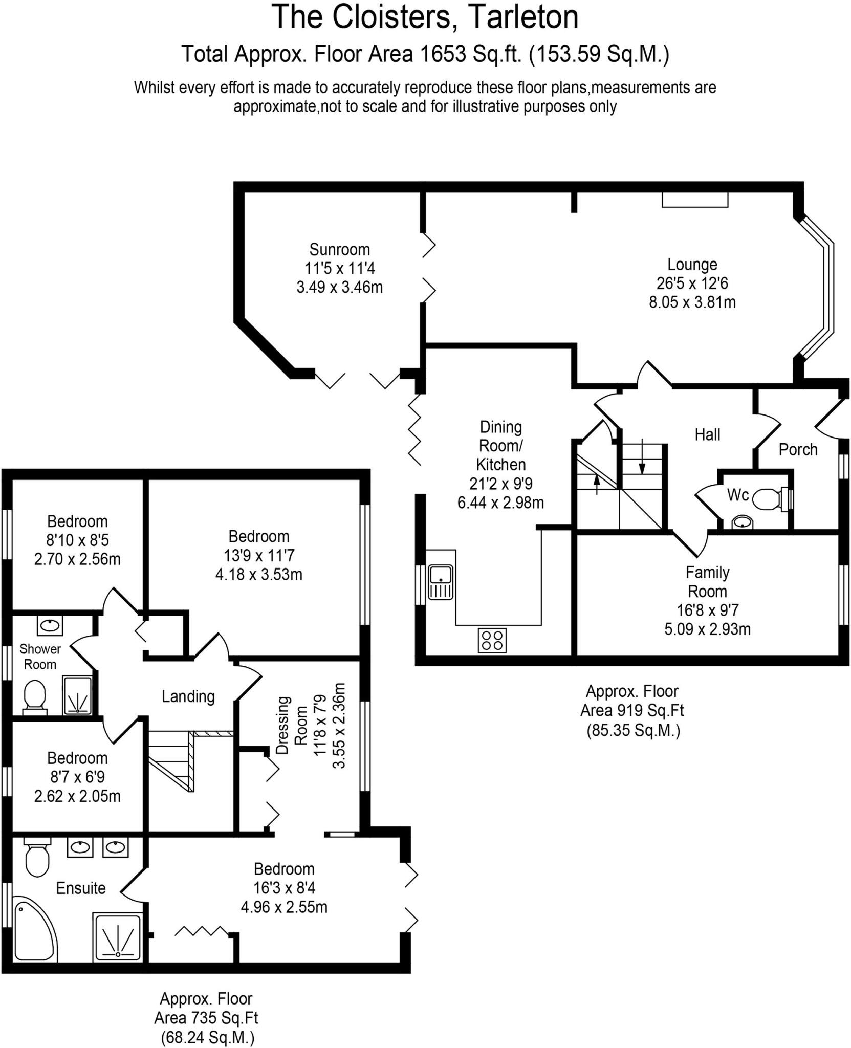 The Cloisters, Tarleton, PR4 floorplan