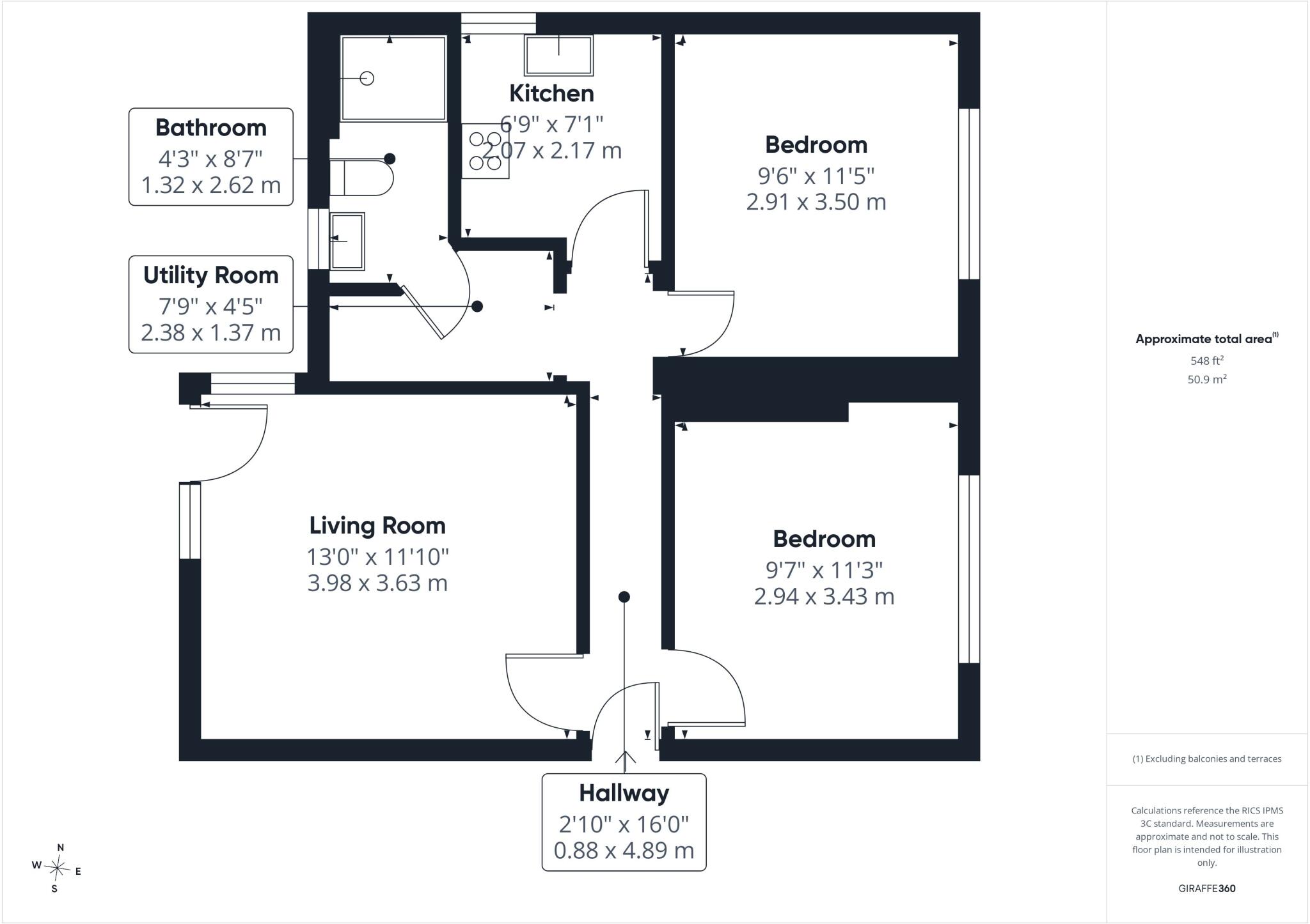 Southern Road, Bournemouth, Dorset, BH6 floorplan