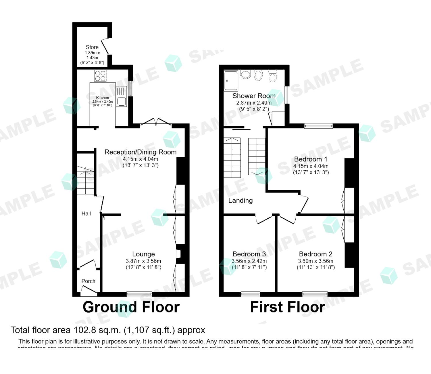 Station Road, Bamber Bridge, Preston, Lancashire, PR5 floorplan