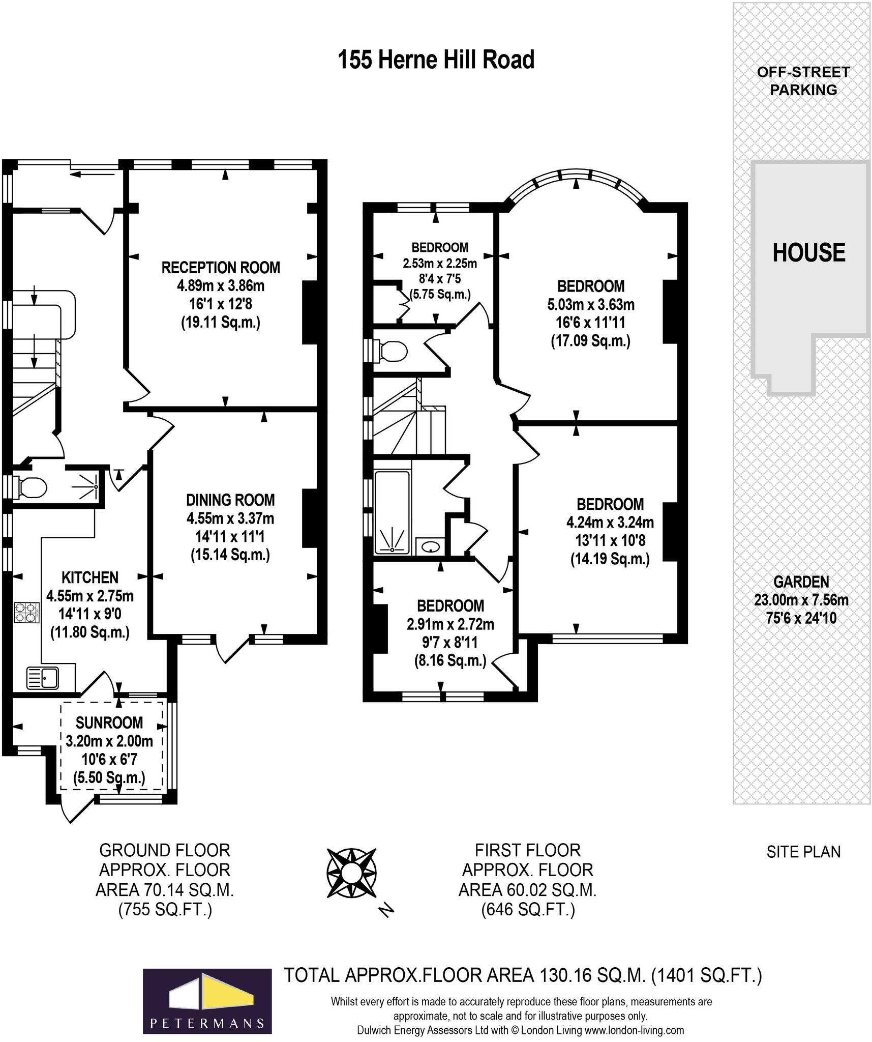 Herne Hill Road, London, SE24 floorplan