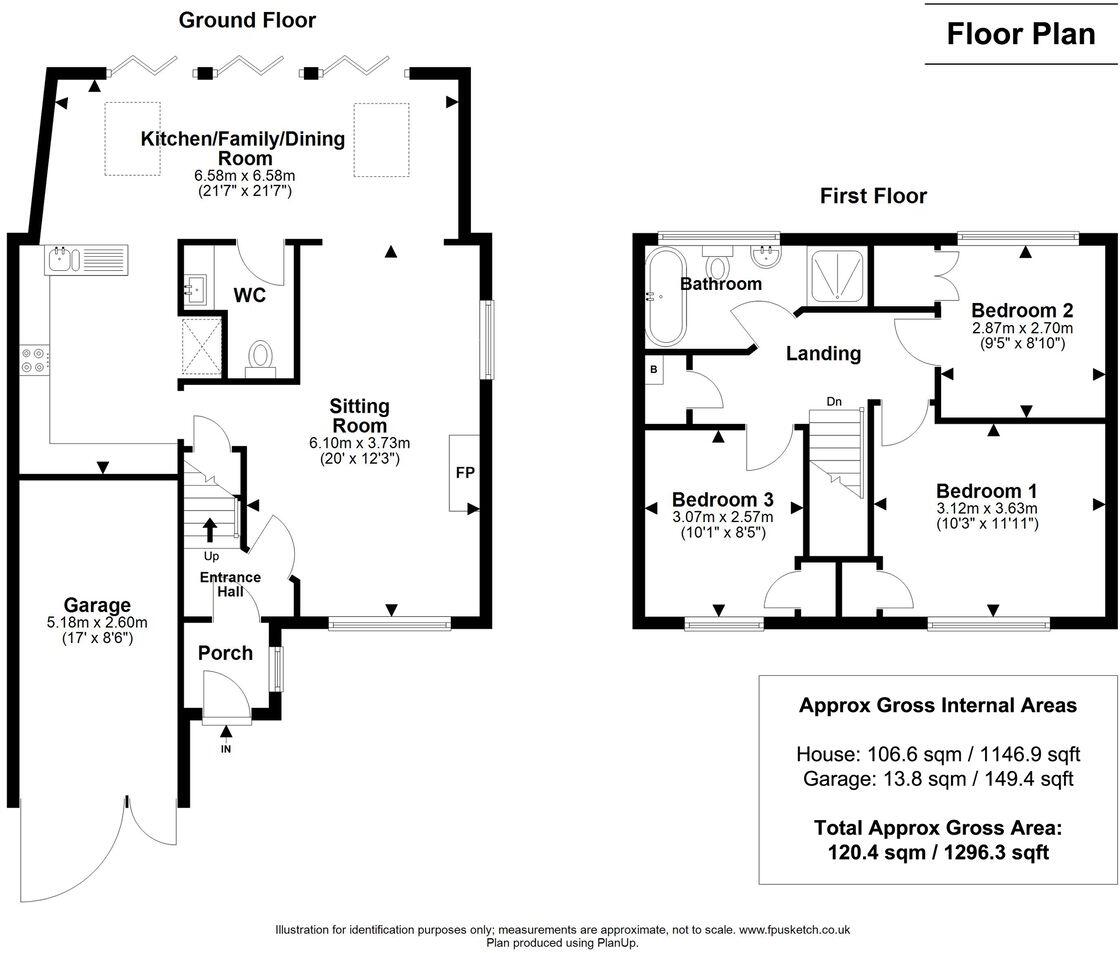 Burley Road, Bransgore, Christchurch, BH23 floorplan